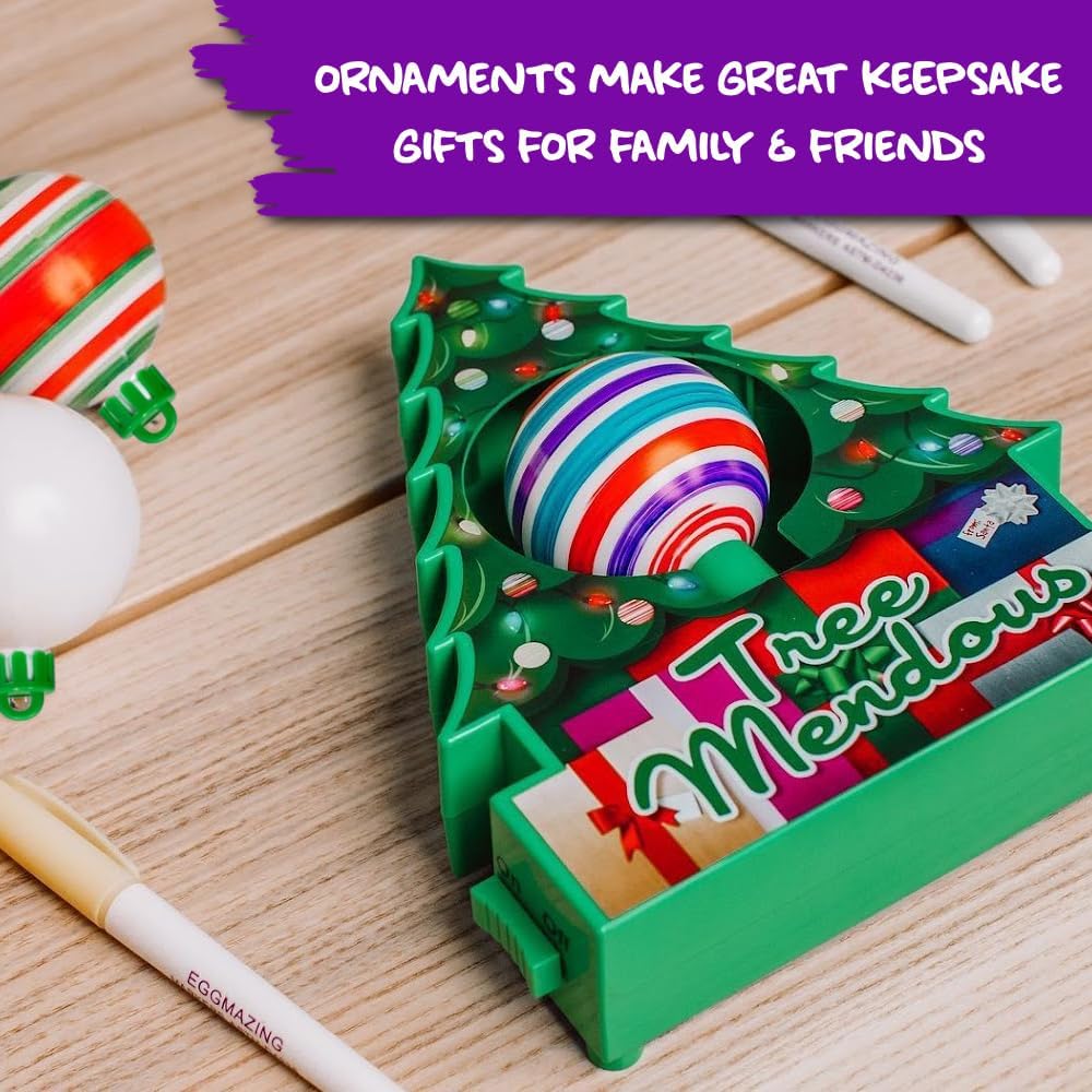 Spin Art Christmas Ornament Craft Kit