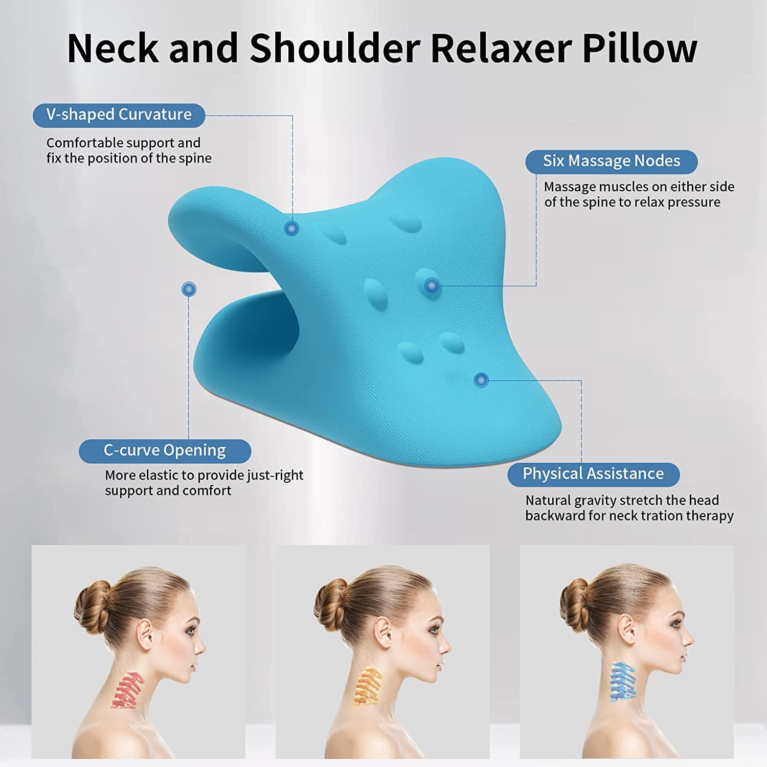 Cervical Traction Neck Pillow