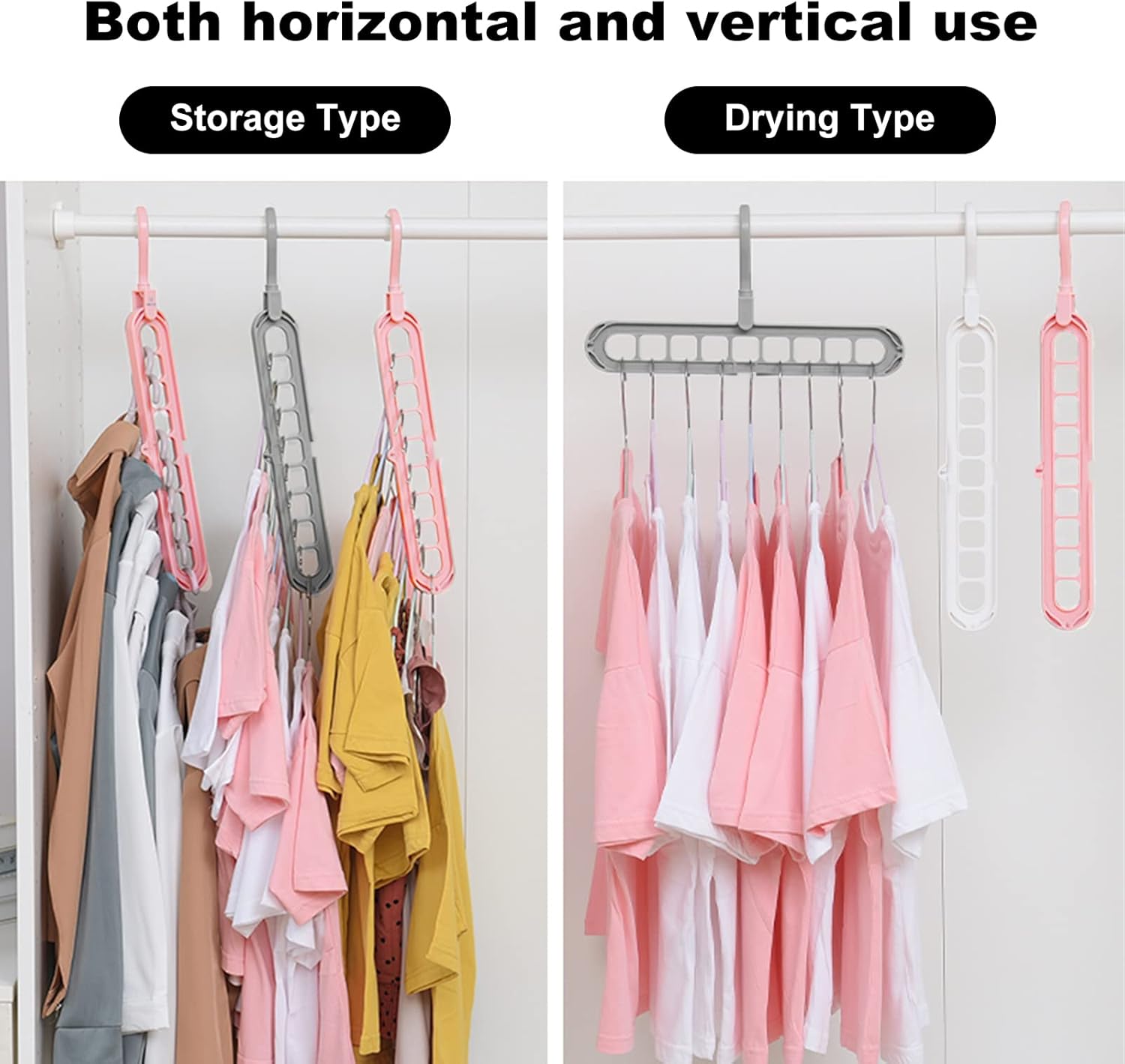 9-Holes Space Saving Hangers