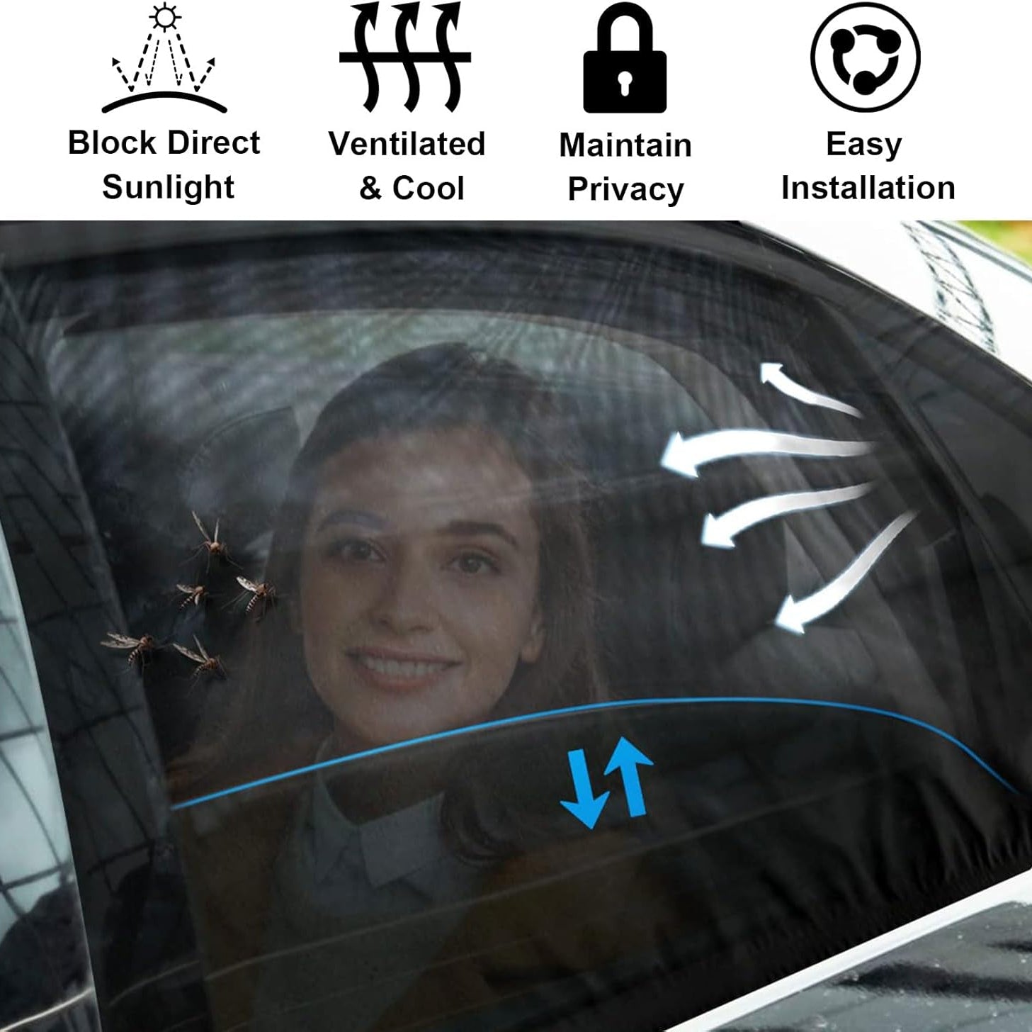 Car Window Sun Shades (set of 4)