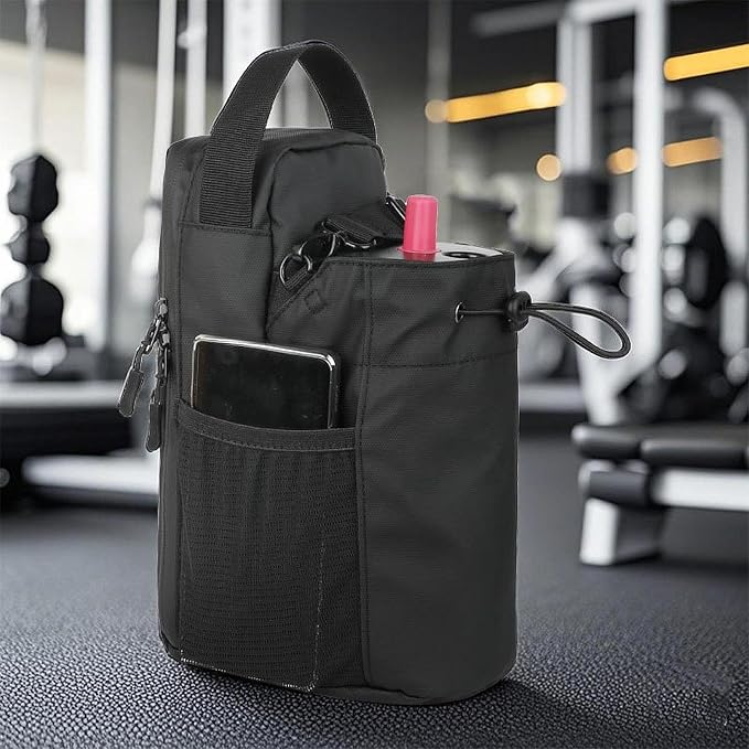 Magnetic Gym Bag With Water Bottle Holder