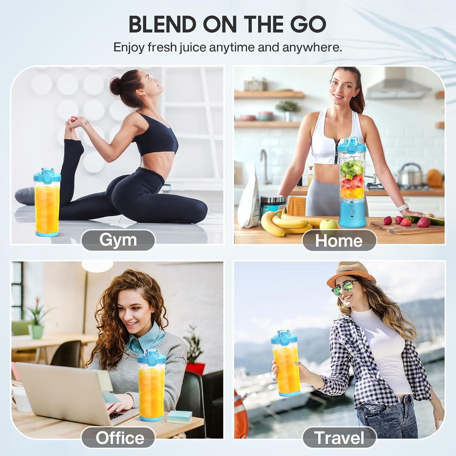 Portable USB Blender with Travel Cup