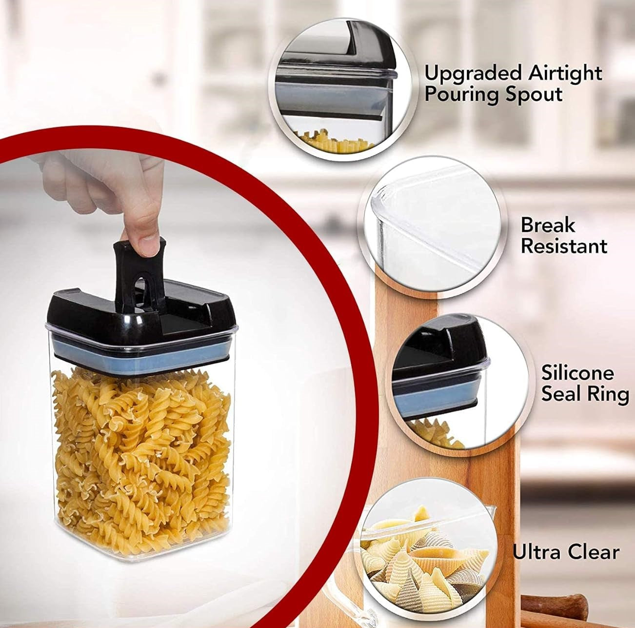 Food Storage 6 Pieces ContainerSet