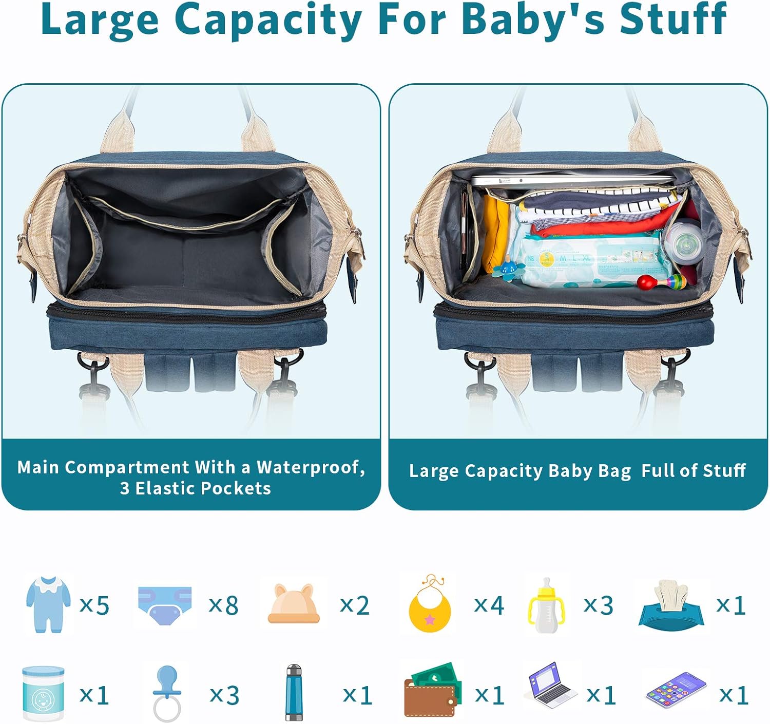 2 in 1 Baby Bag & Portable Bed