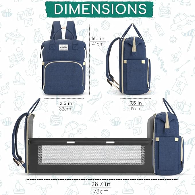 2 in 1 Baby Bag & Portable Bed