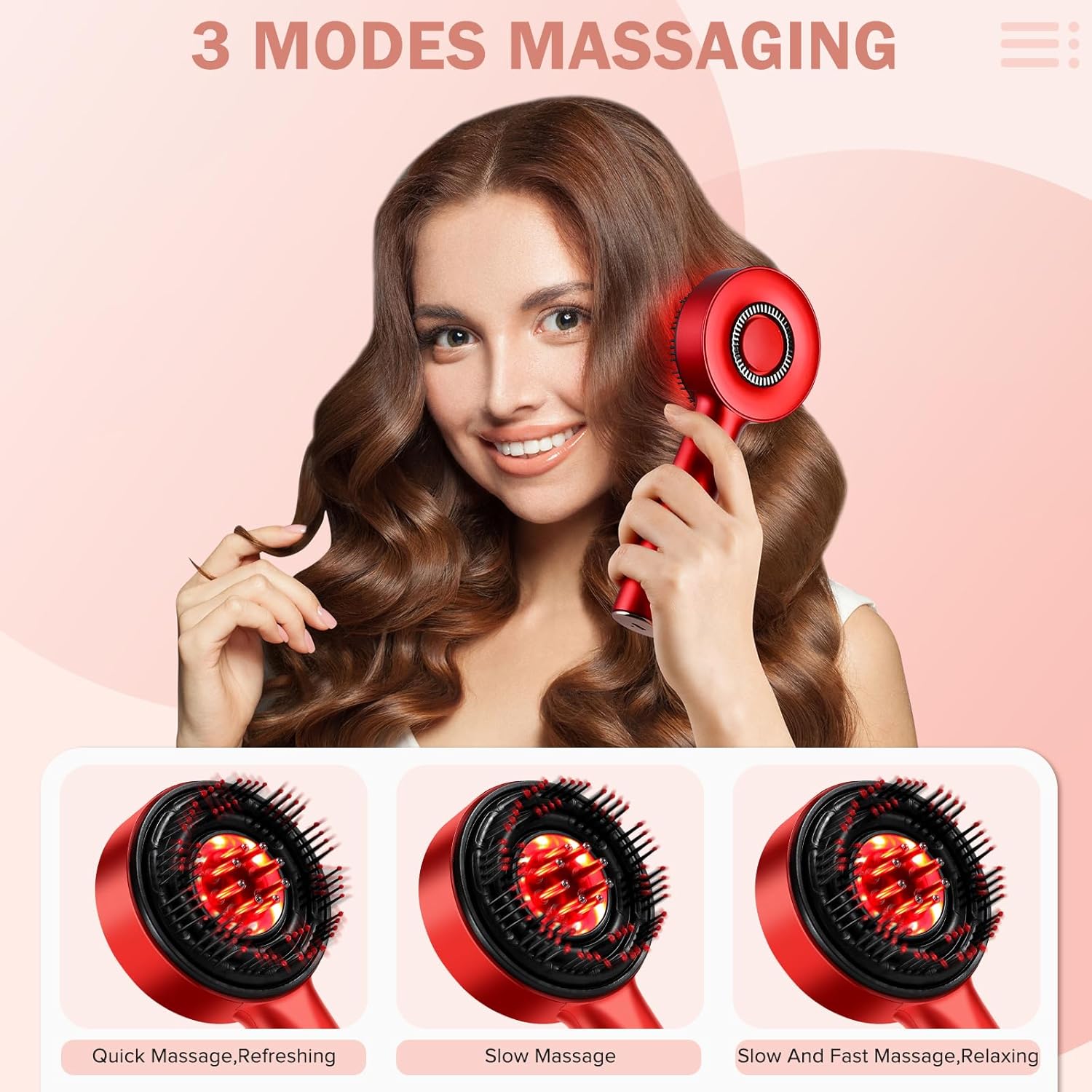 Red Light Hair Massager
