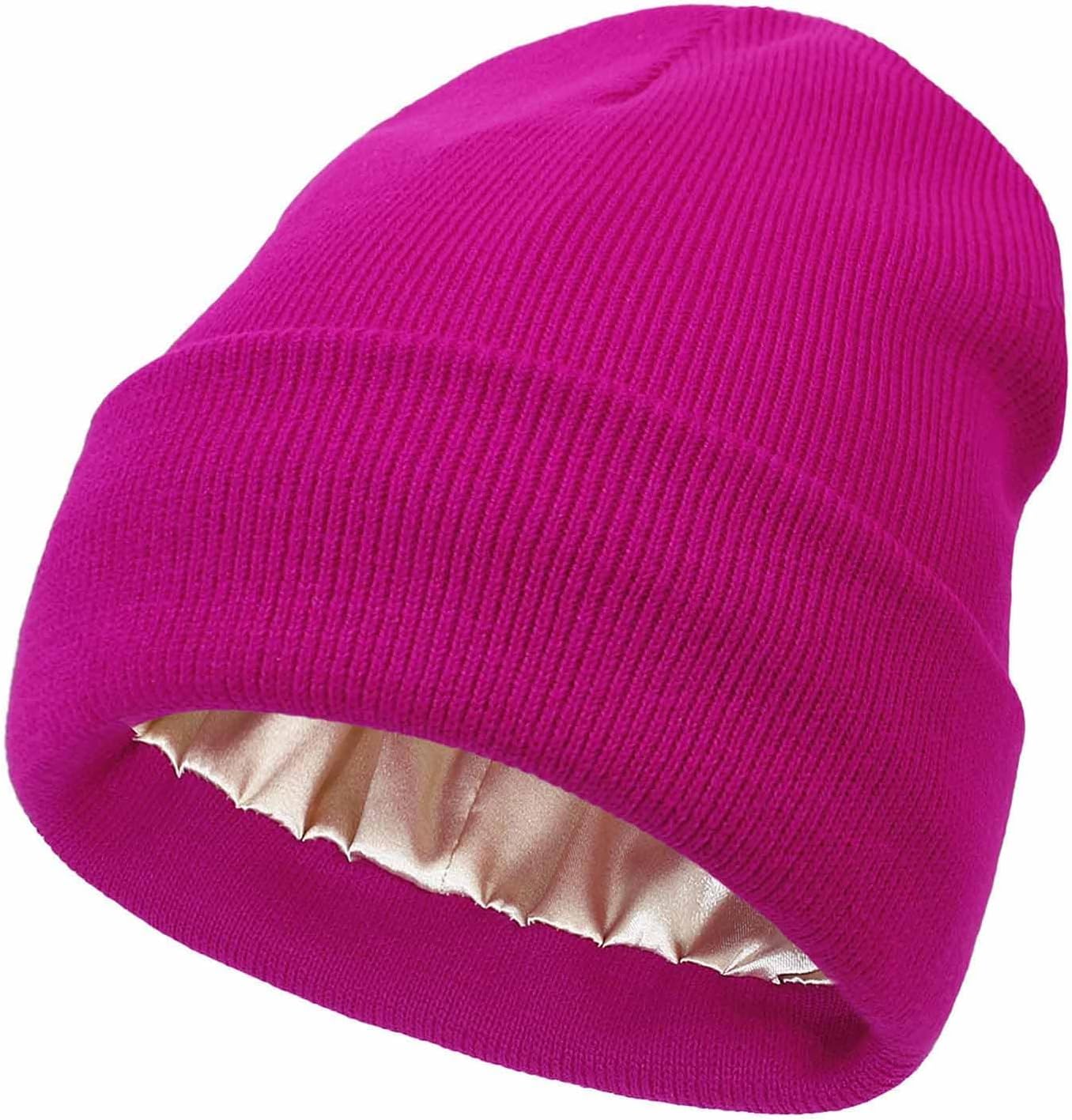 Satin lined winter hat