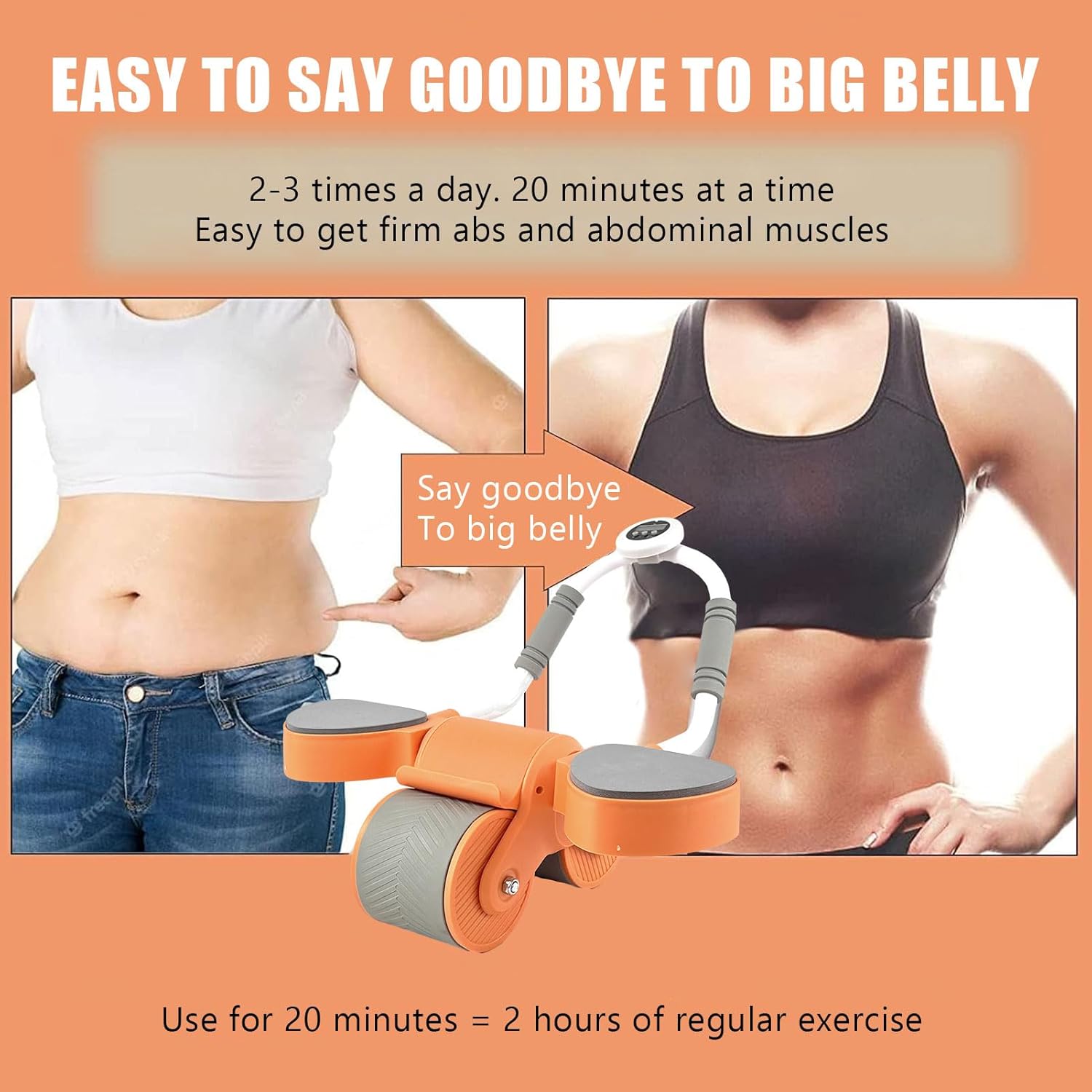 Automatic Rebound Ab Roller