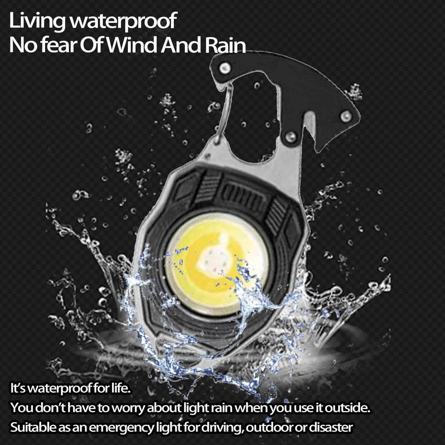 Multi Functional Keychain Portable Flashlight