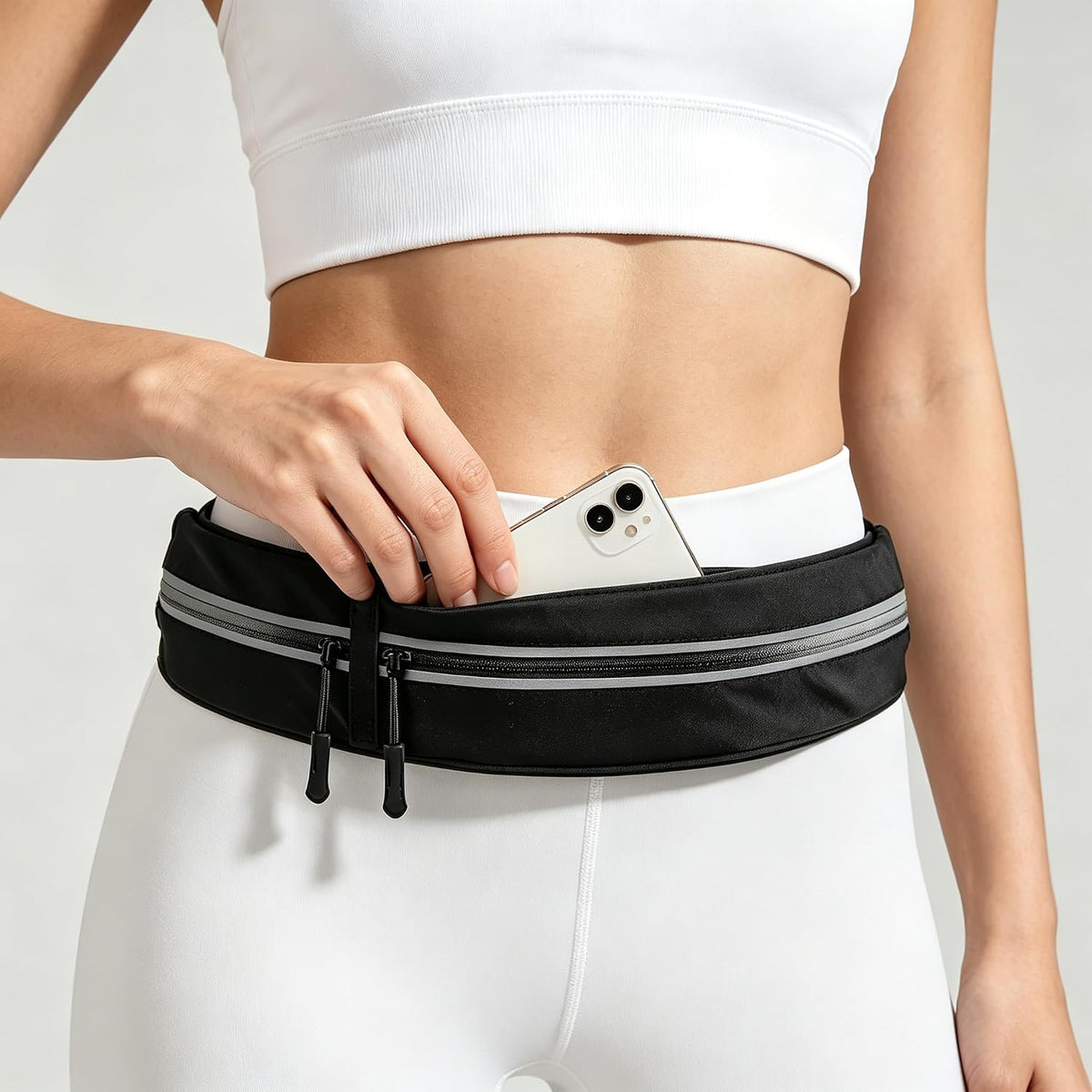 Reflective Running Belt with Adjustable Strap