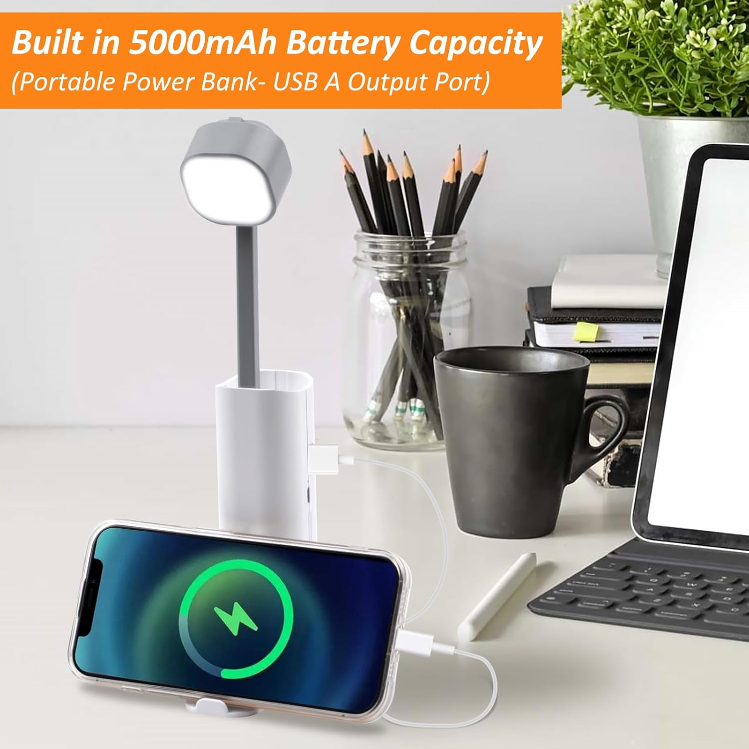 Foldable LED Lamp and Power Bank