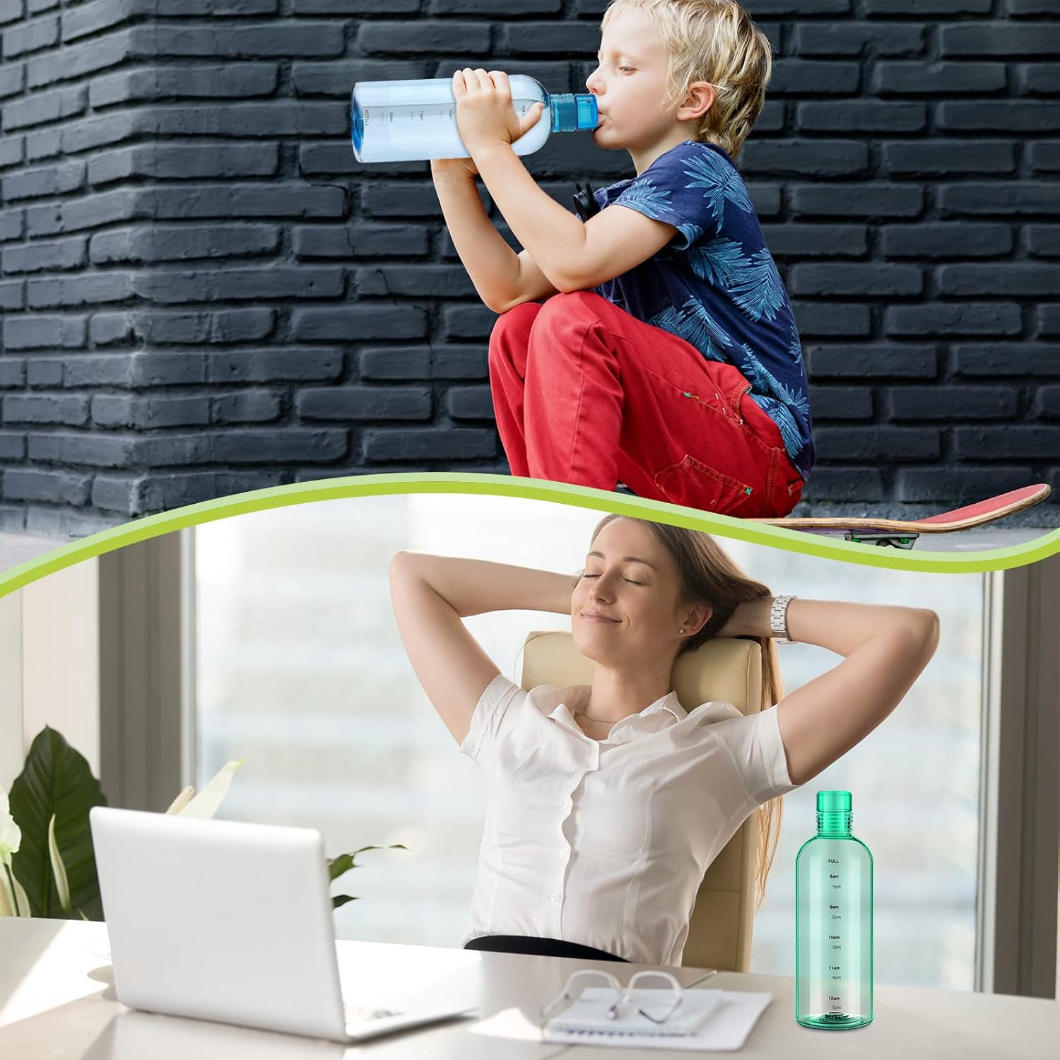 Borosilicate Glass Water Bottle 750ml