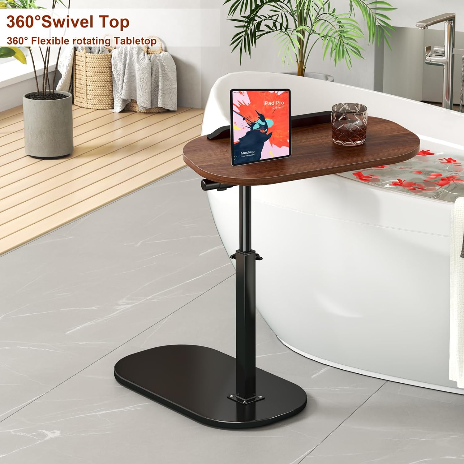Adjustable C-Shaped Table