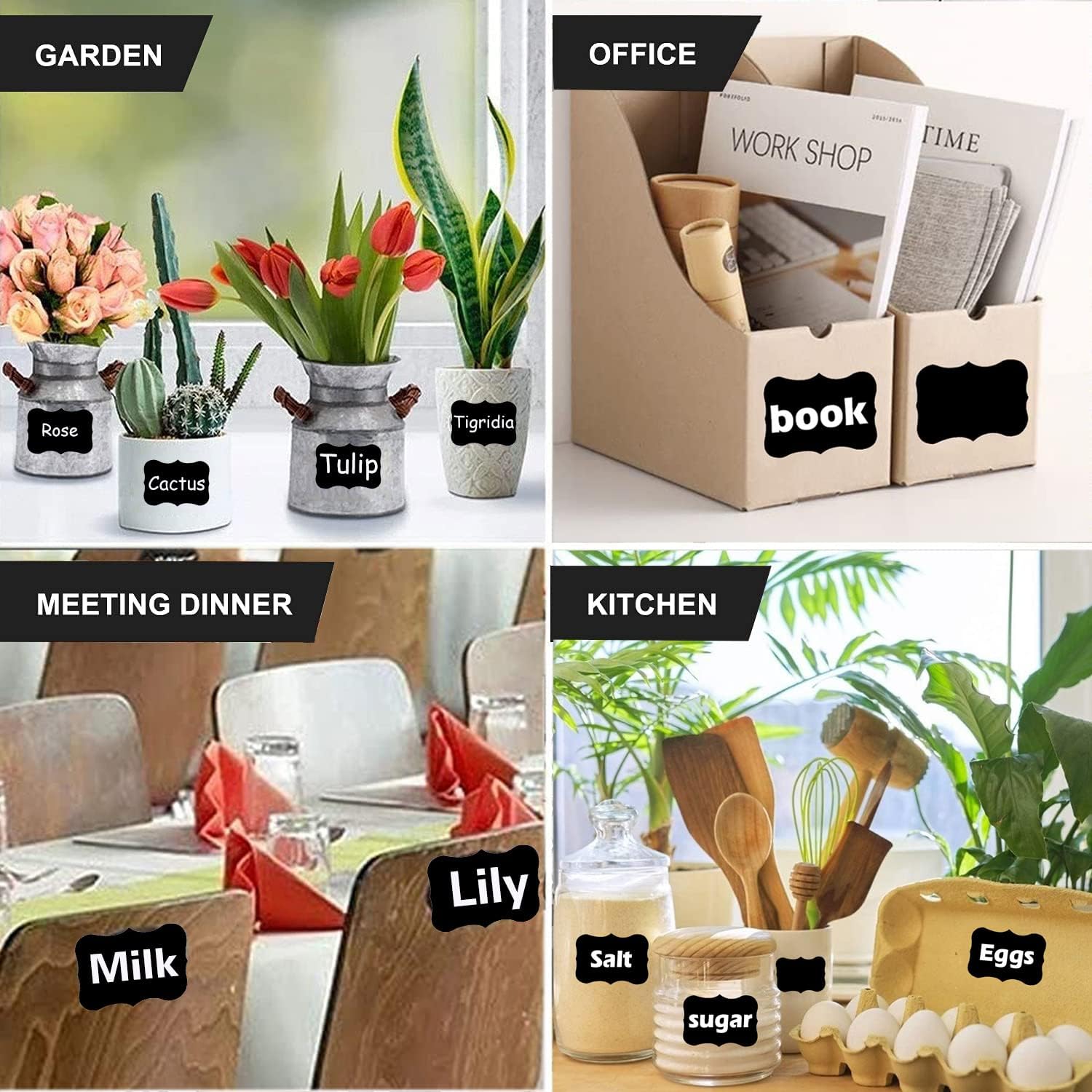 Reusable Label Stickers (Pack of 36)