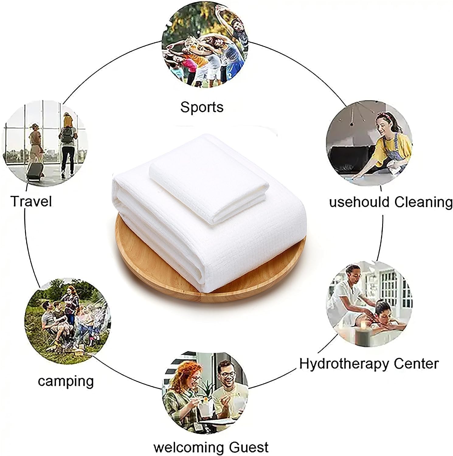 Compressed Fibre Towel Tablets