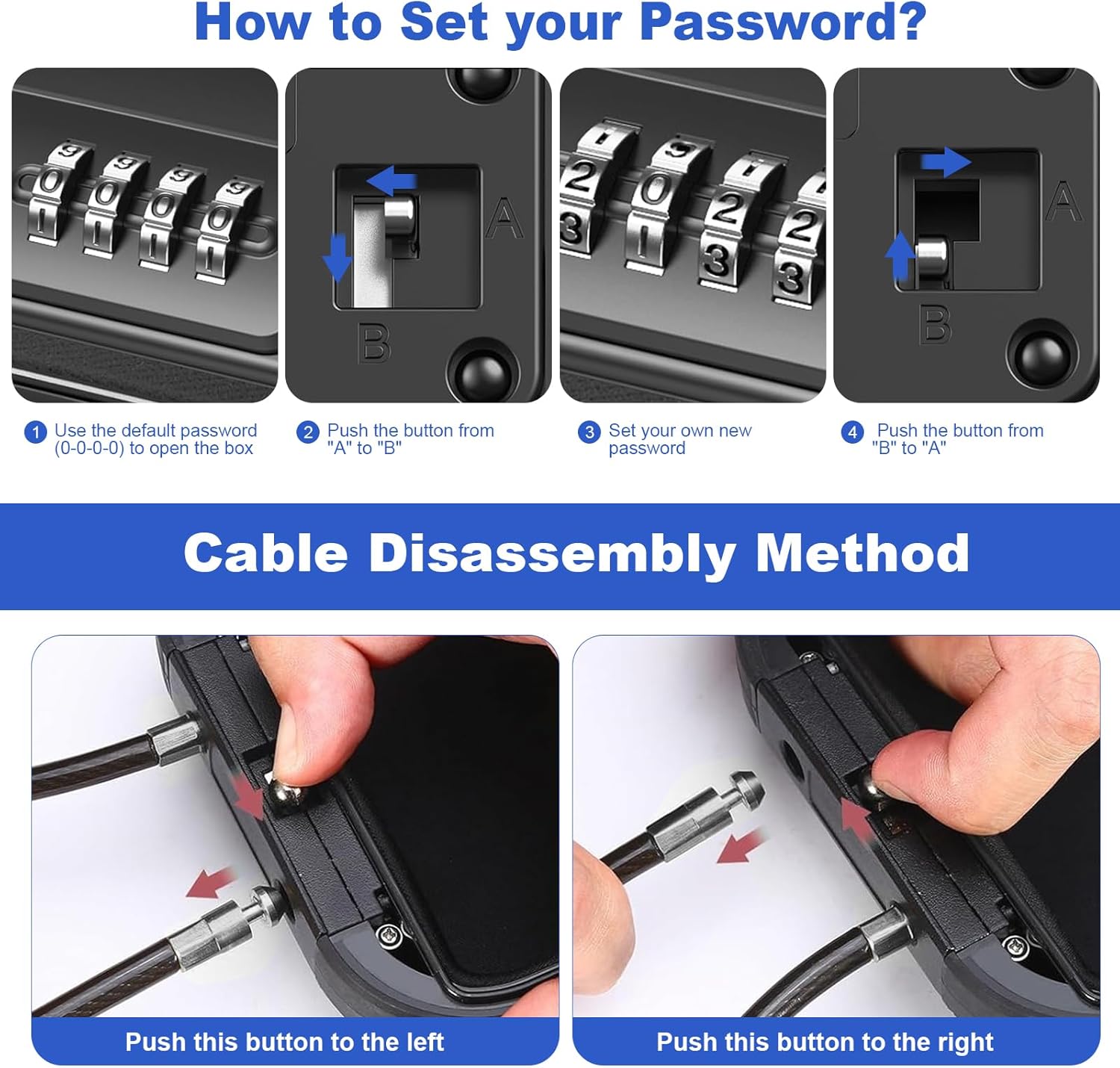 Portable Waterproof Safe Box