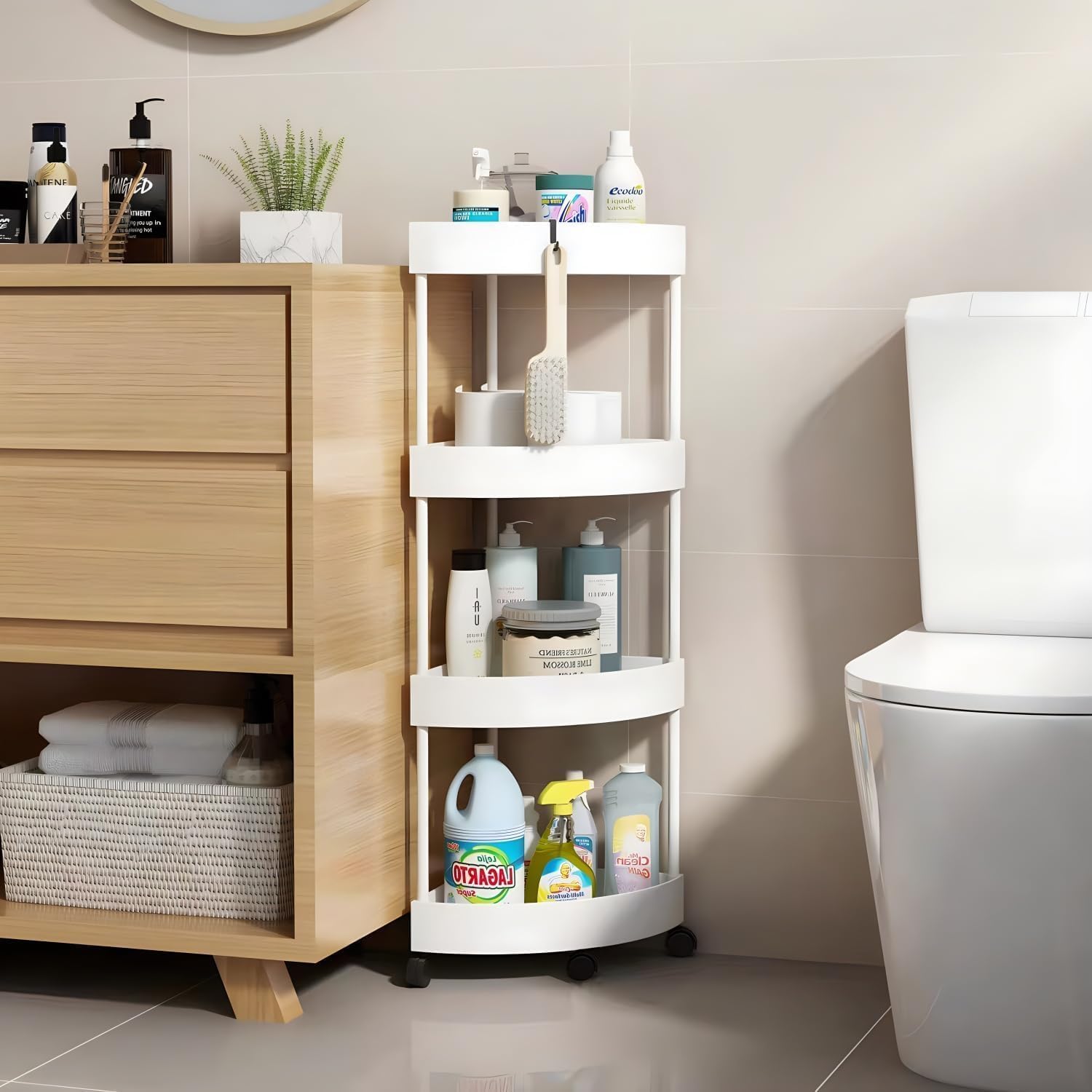 90° Shower Corner Rack