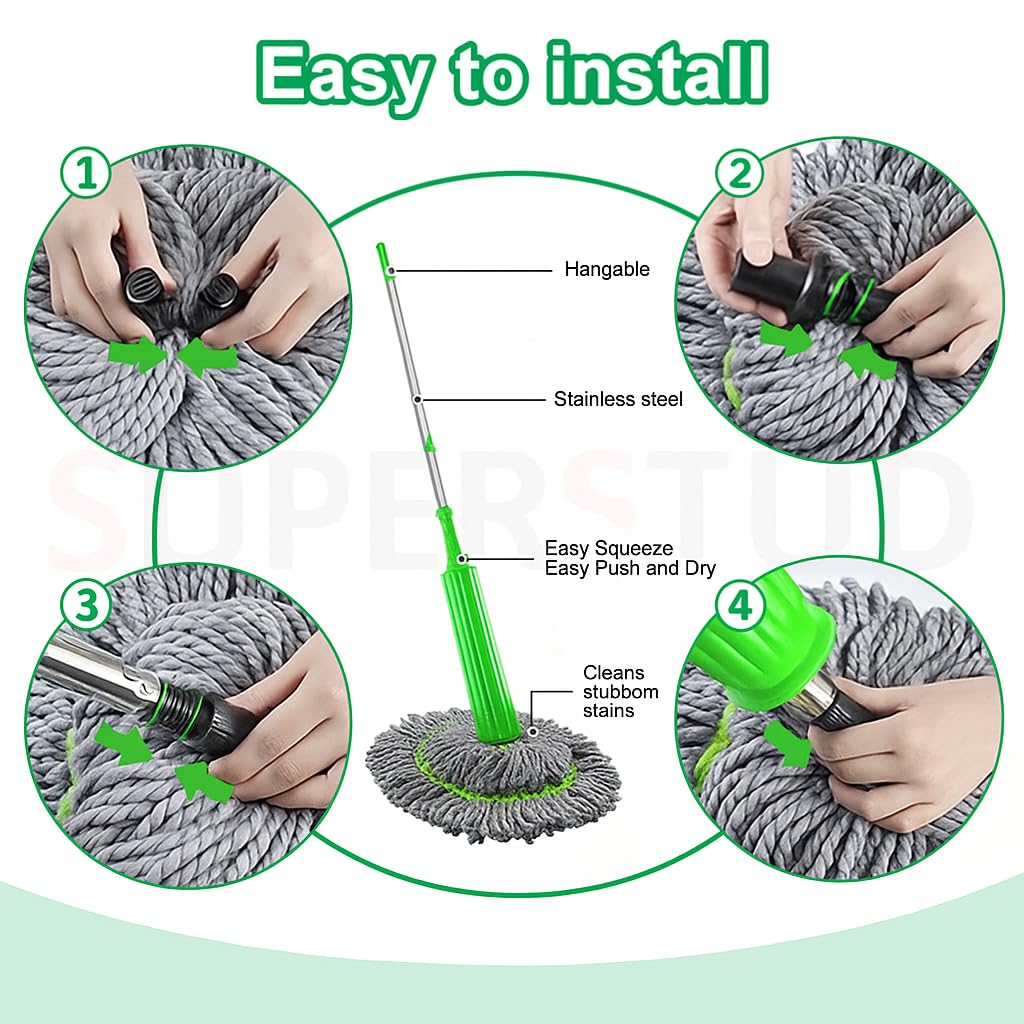2 in 1 Self-Squeezing Mop