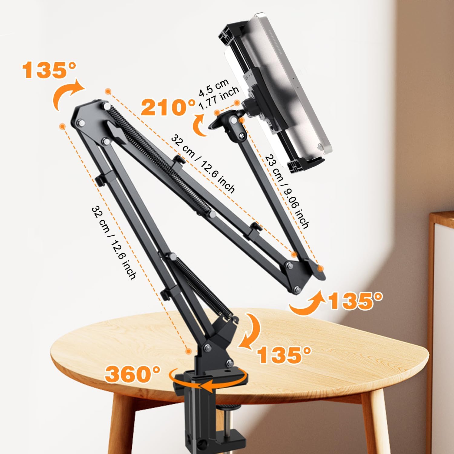 Multi-Device Stainless Steel Adjustable Holder