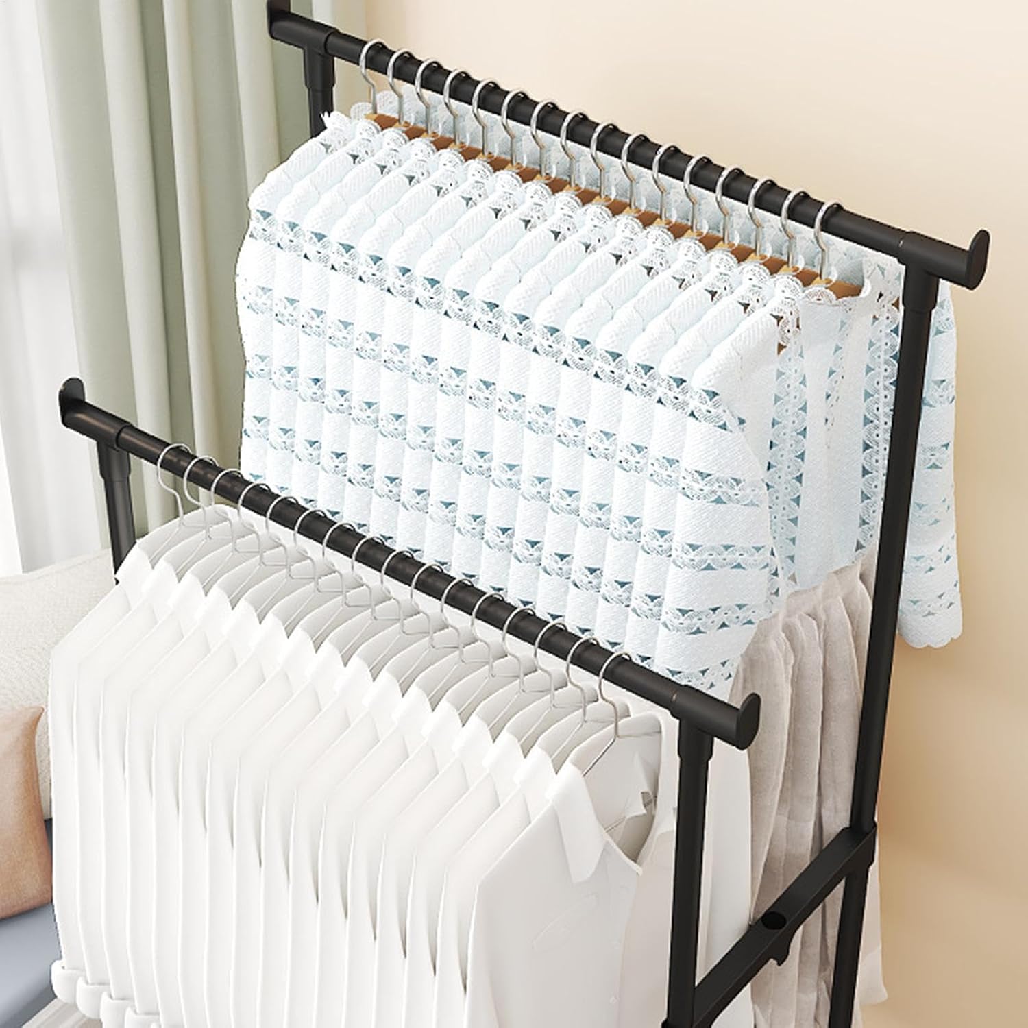 Double Garment Rack