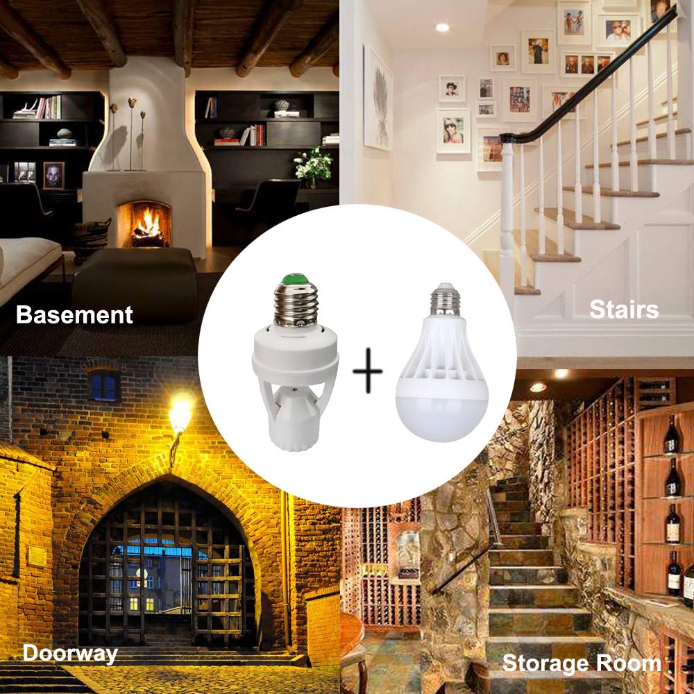 PIR Motion Sensor Light Socket
