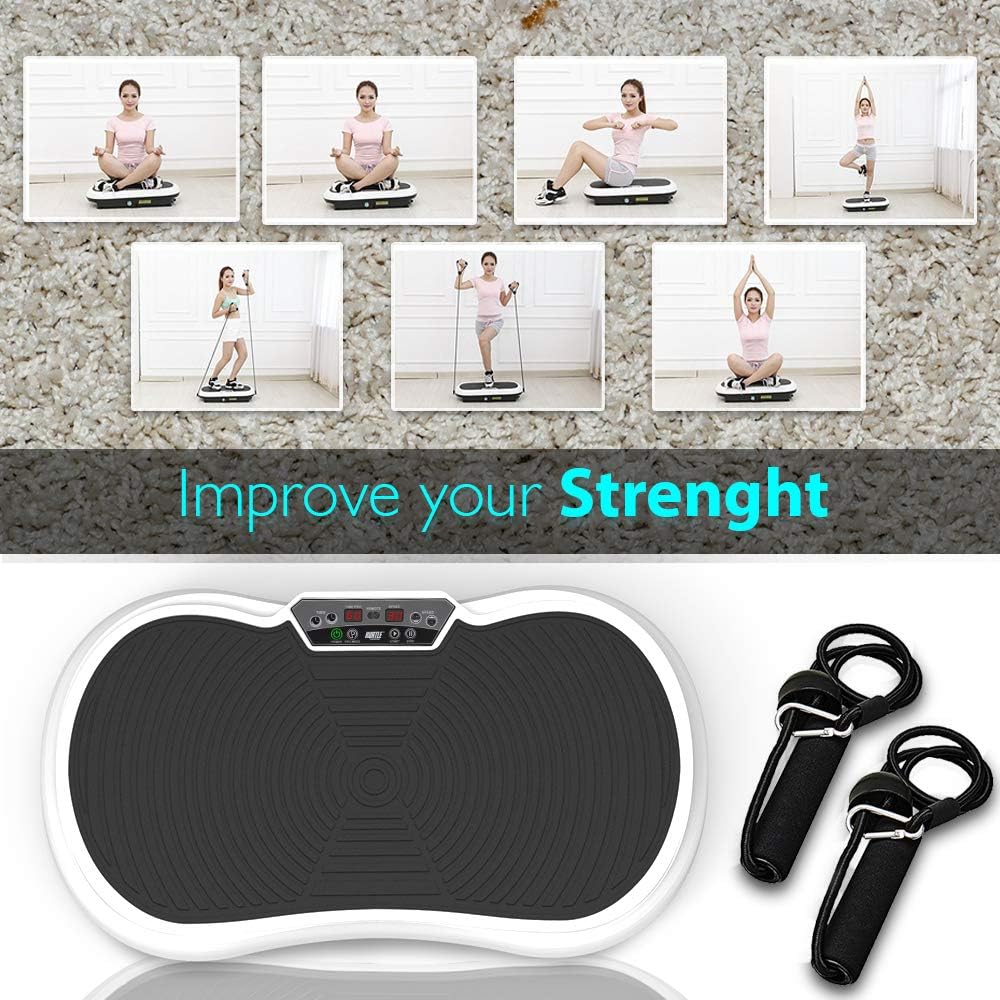 Vibration Plate with Resistance Bands