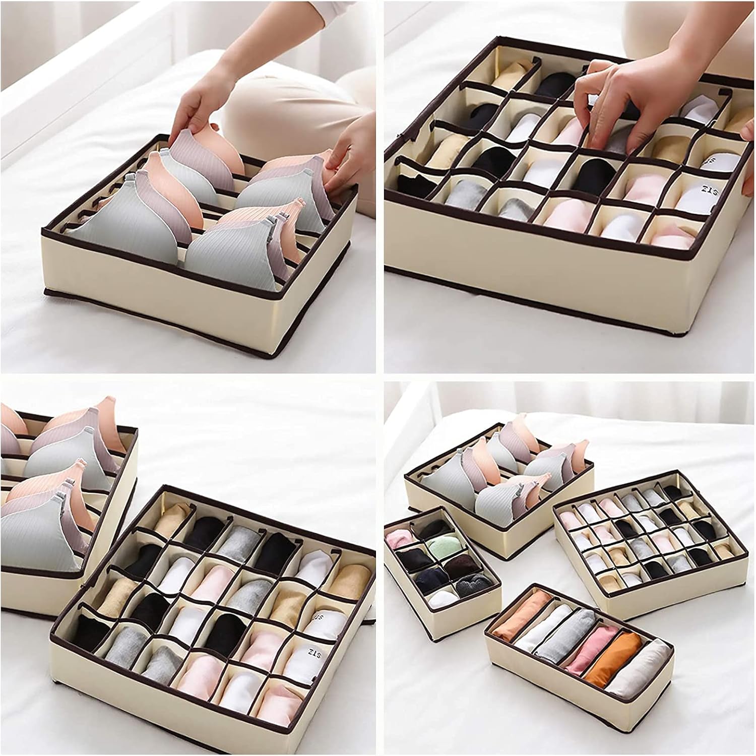 Drawer Clothes Organizer (Set of 4)