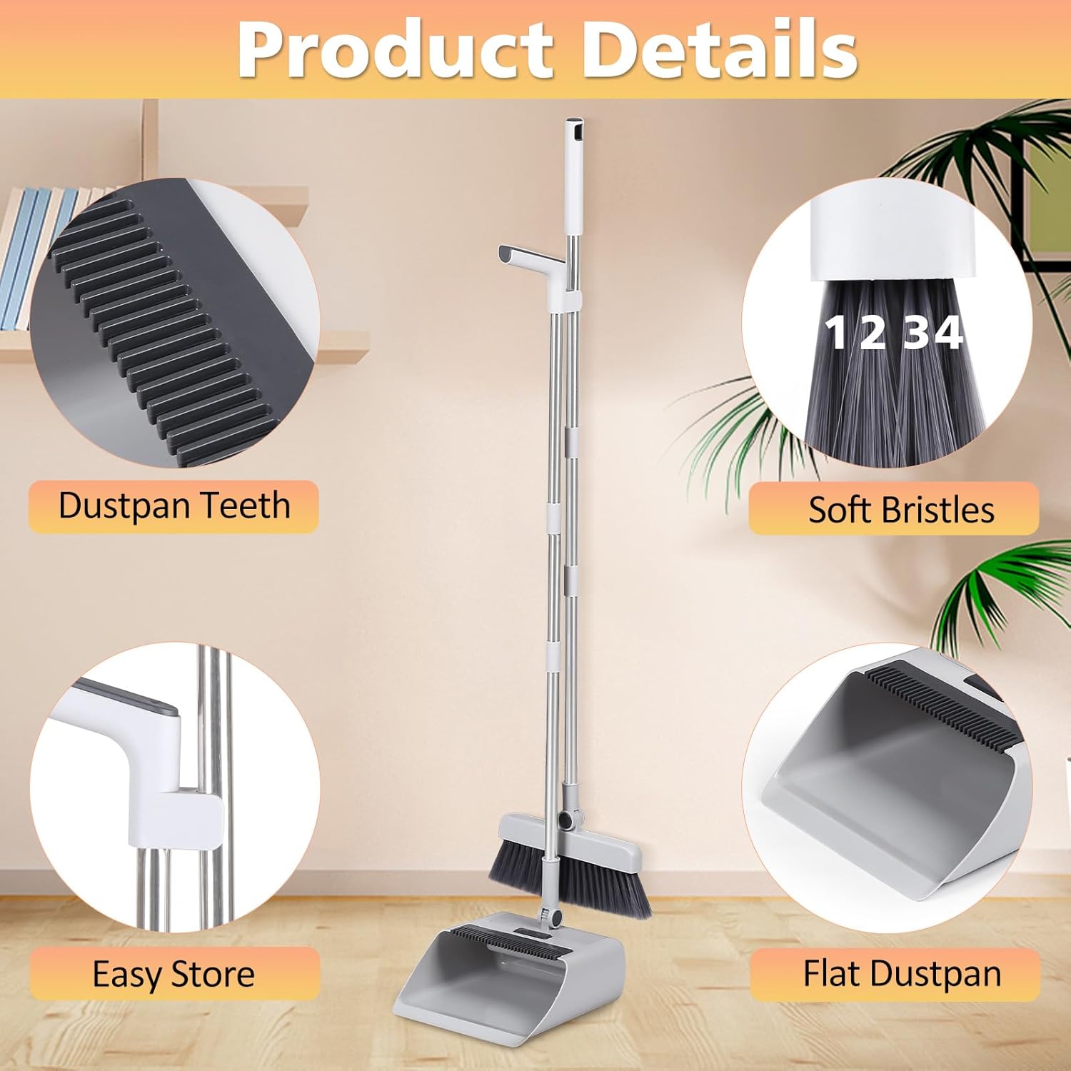 4 in 1 Cleaning Dustpan Set