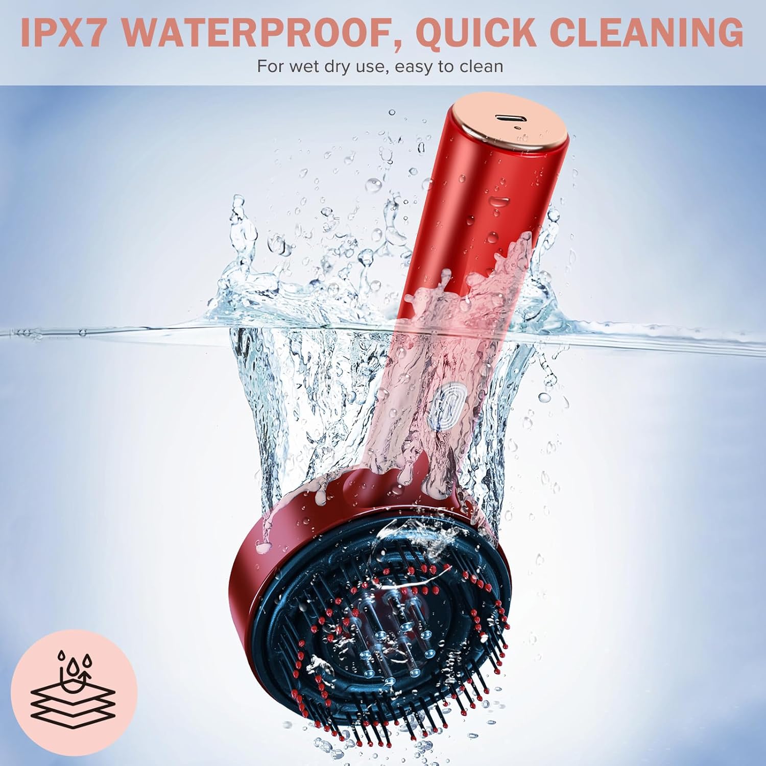 Red Light Hair Massager