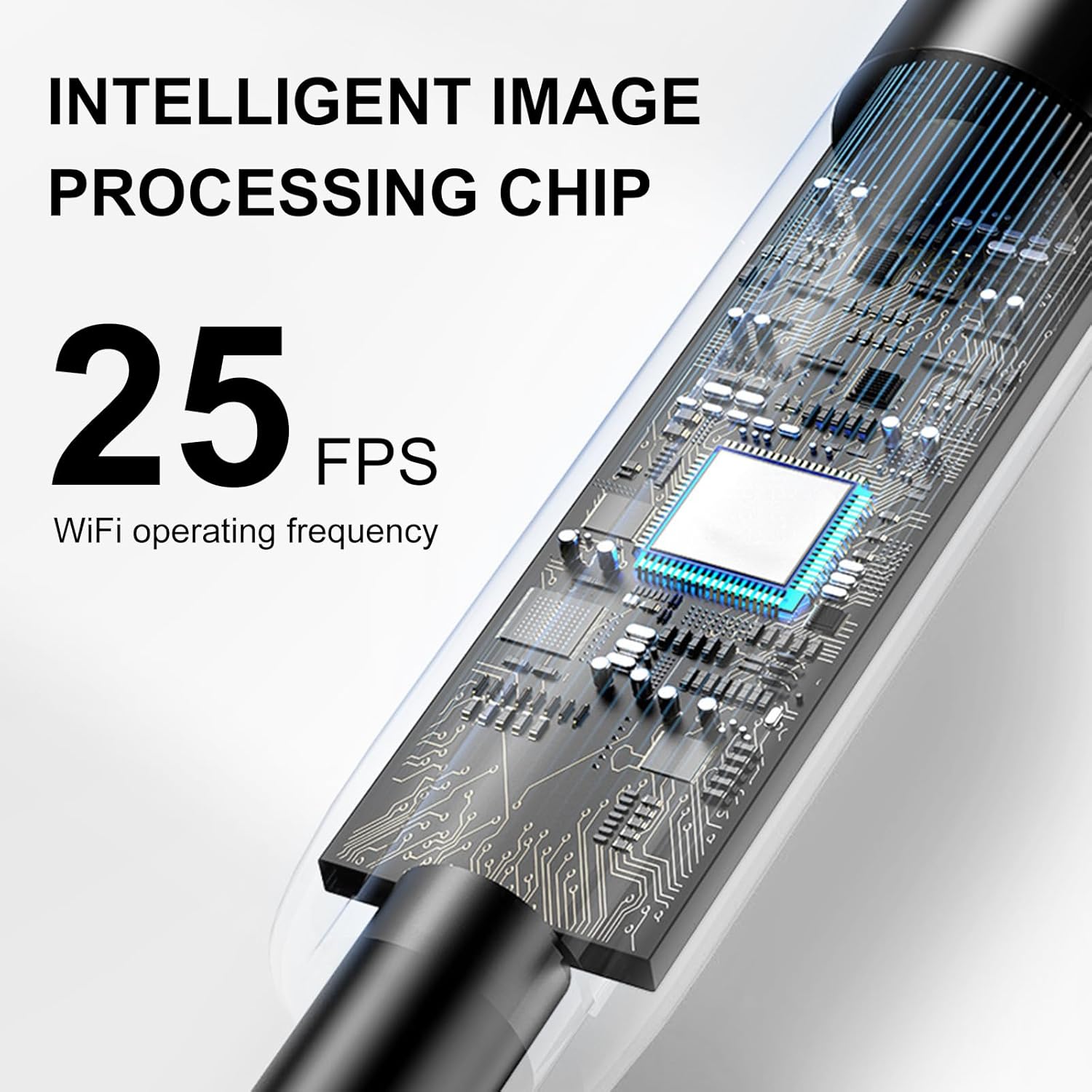 Endoscope Camera with Adjustable LED