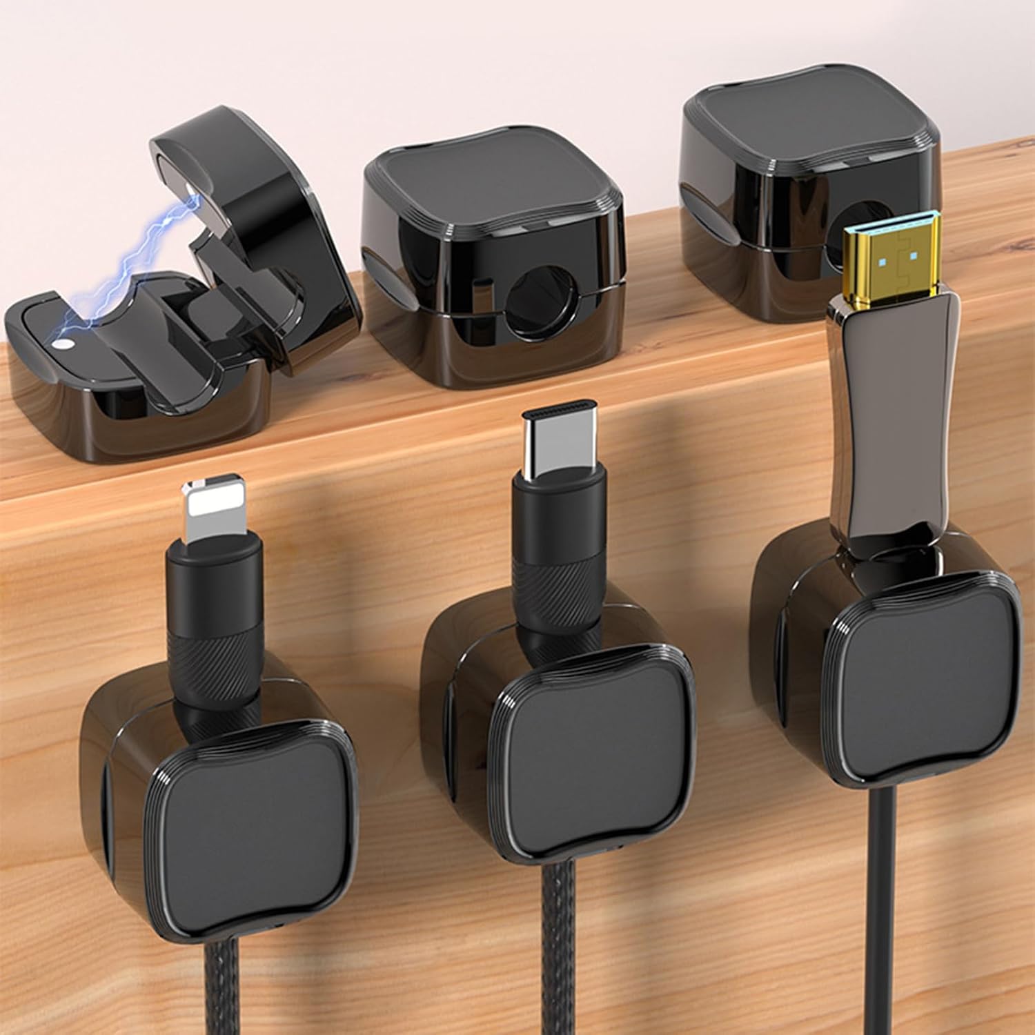 Magnetic Cable Organizer (6 Pieces)