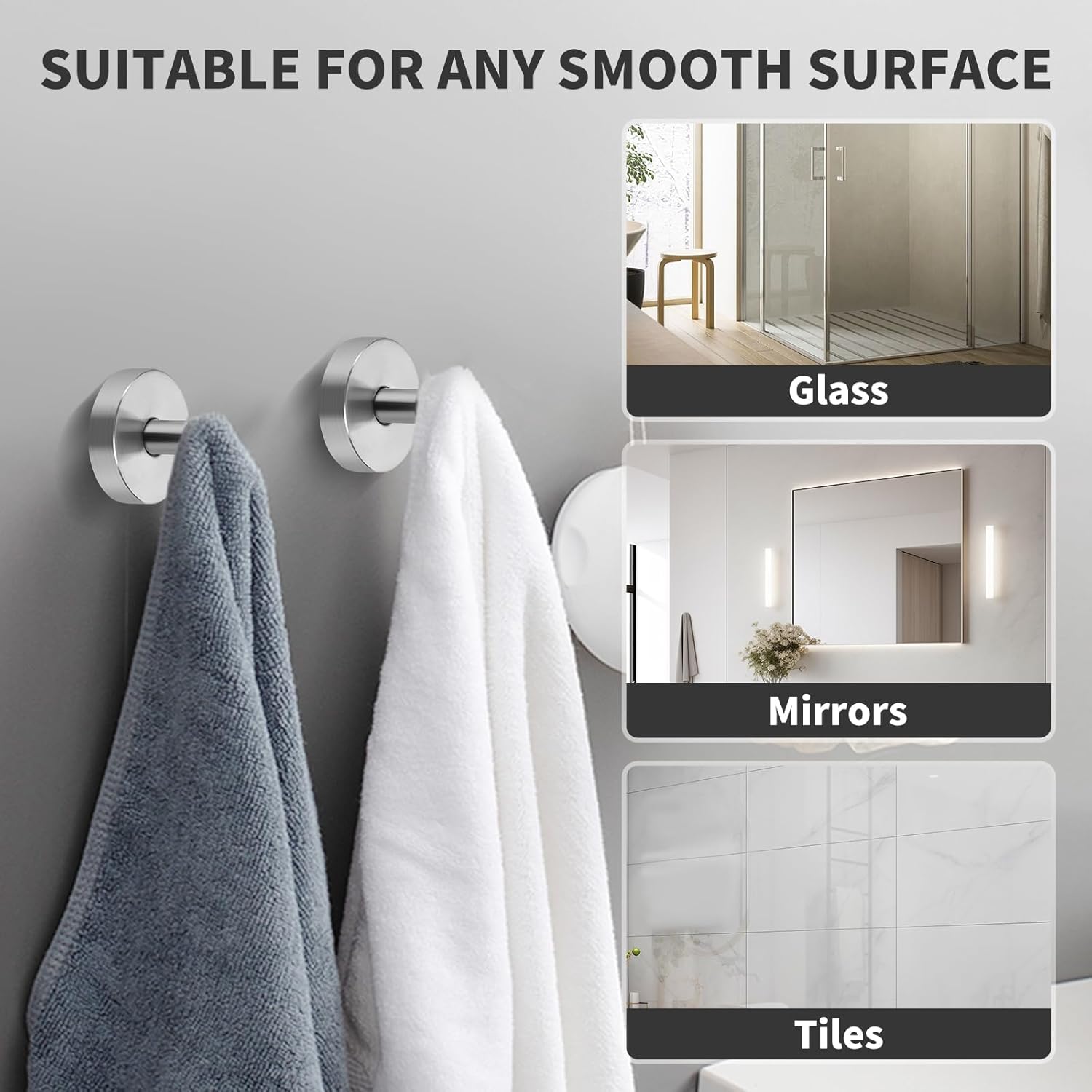 Suction Cup Hooks (2-Pack)