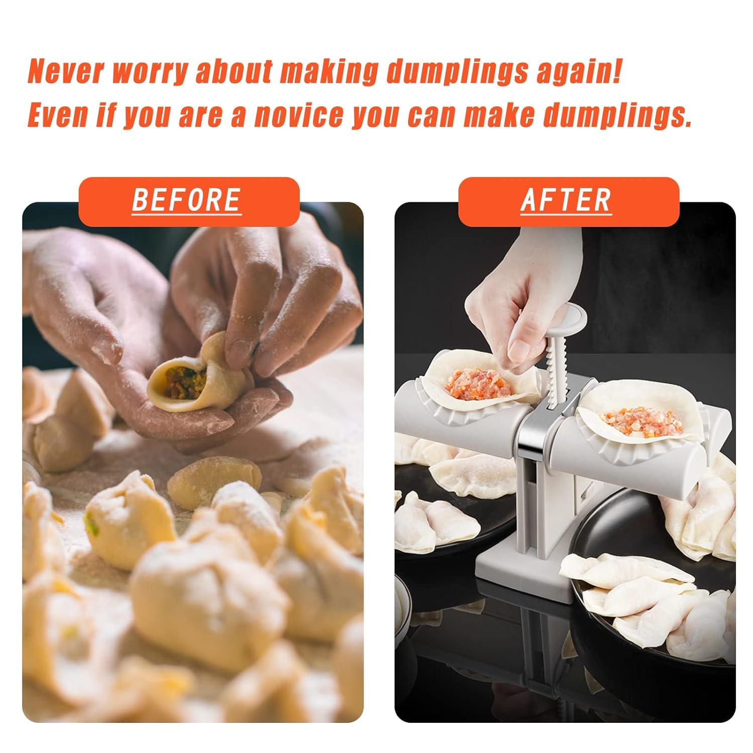 Double-Headed Dumpling Maker
