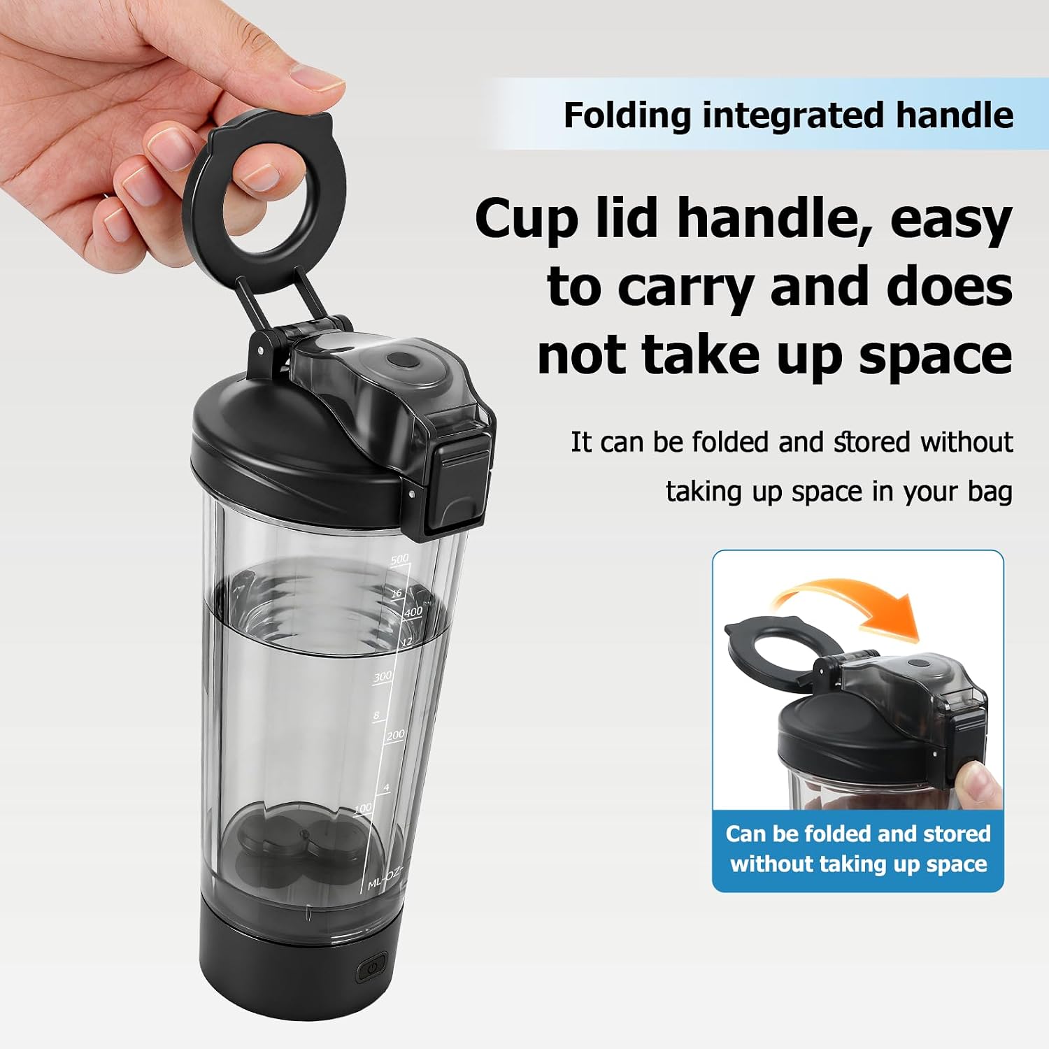Bottle with Magnetic Phone Holder