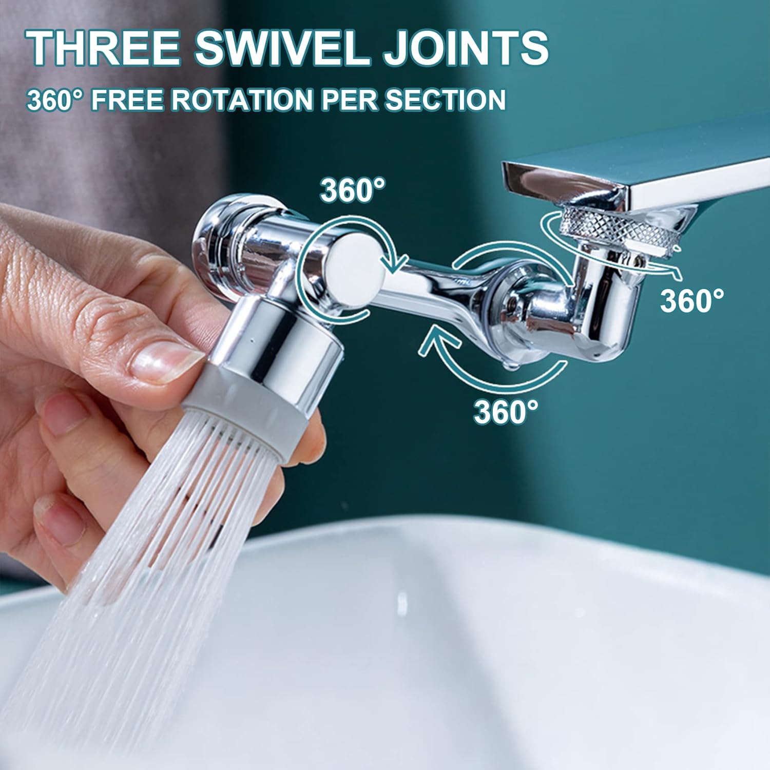 1080° Sink Faucet Attachment