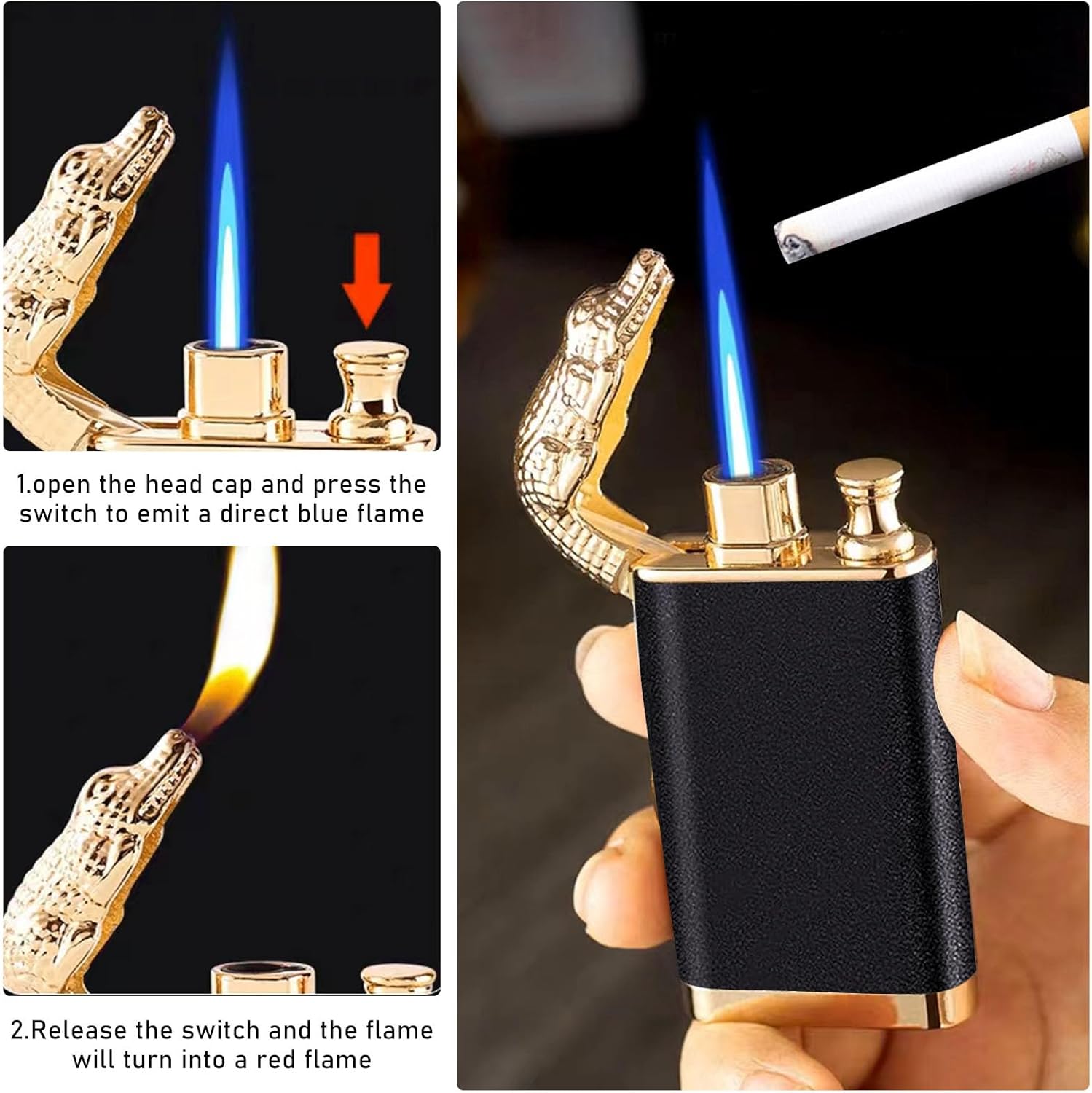 2 in 1 Crocodile Lighter