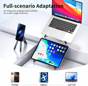 Foldable Magnetic Phone Stand and Selfie Stick