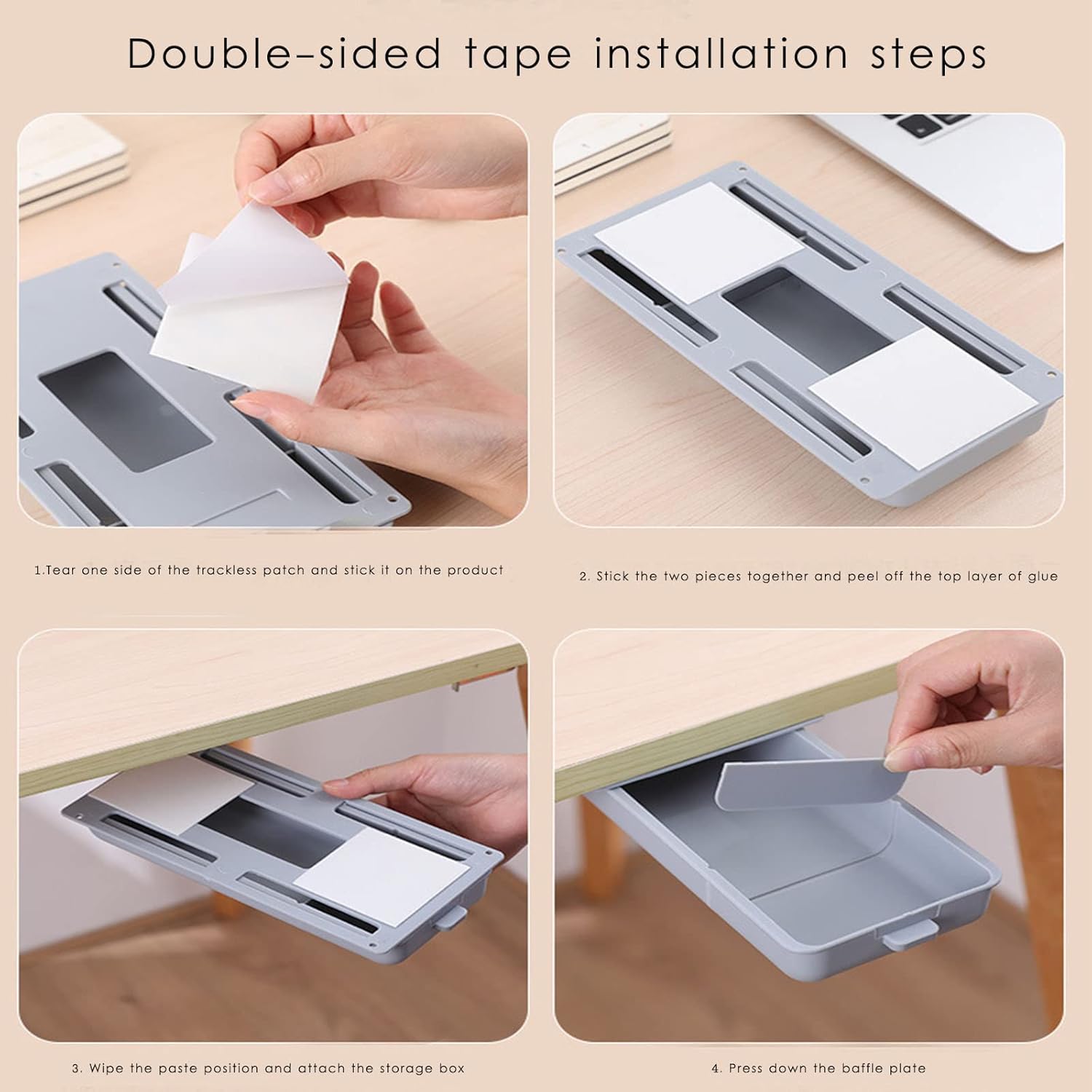 Hidden Under Desk Drawer