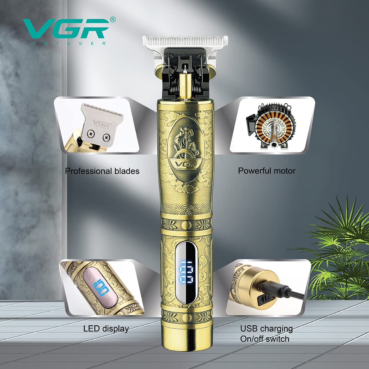 VGR Hair Clipper and Trimmer