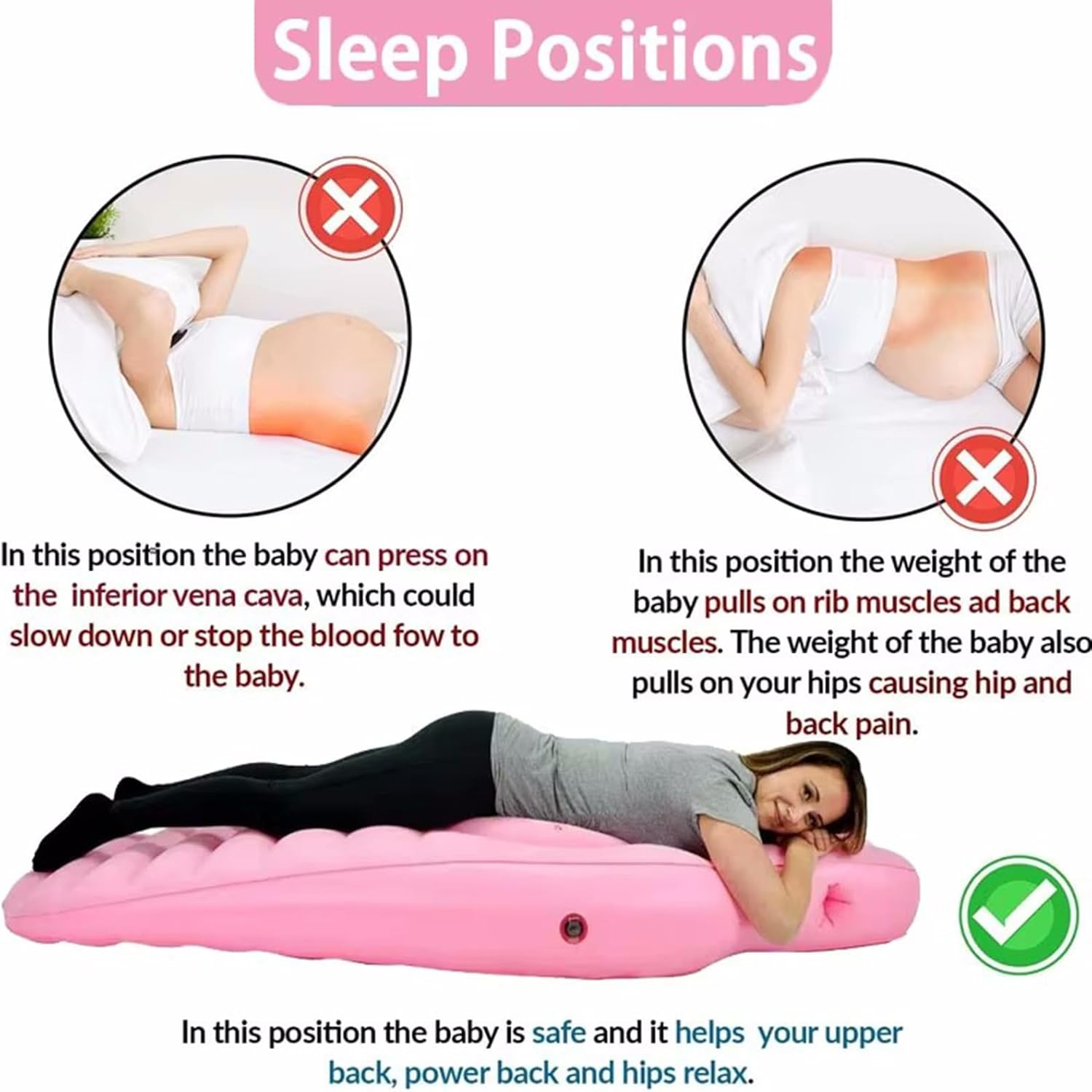 Pregnant Inflatable Pillow