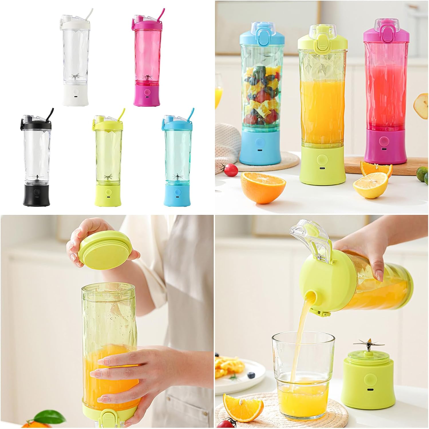 Portable USB Blender with Travel Cup
