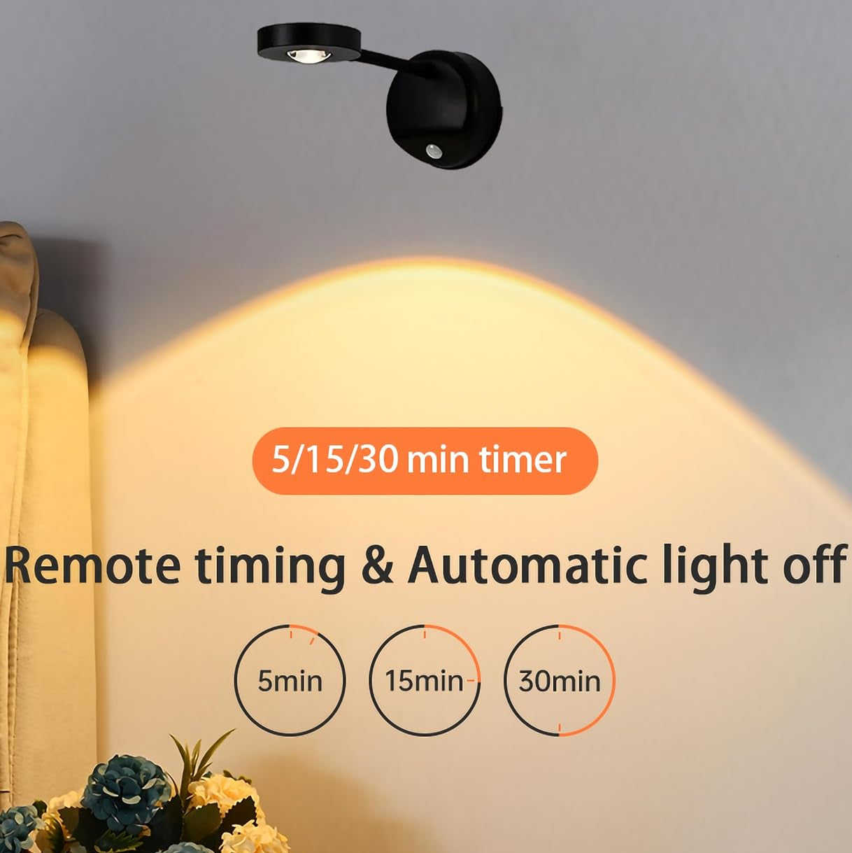 Motion Sensor Rechargeable Wall Light