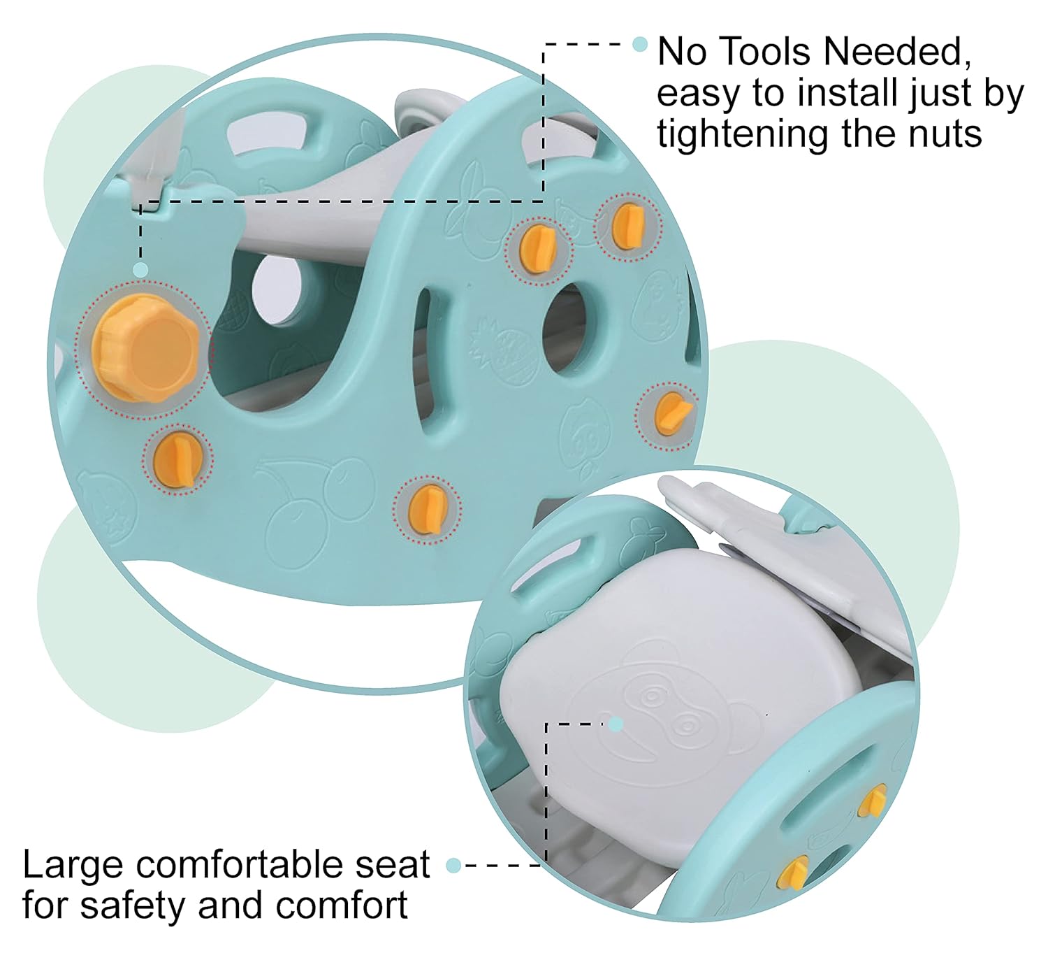 3-in-1 Basketball Slide Playset