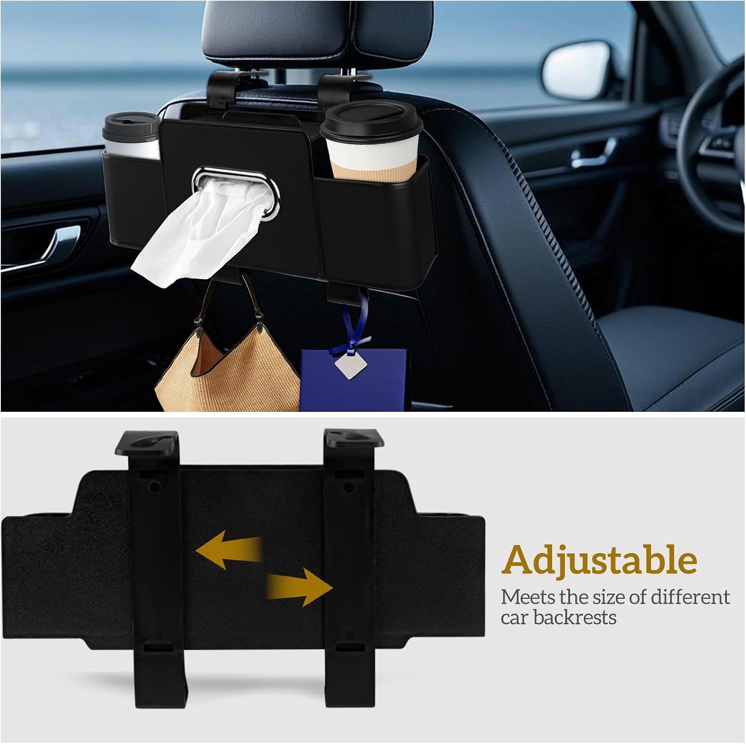 Car Seat Back Storage Box Organizer