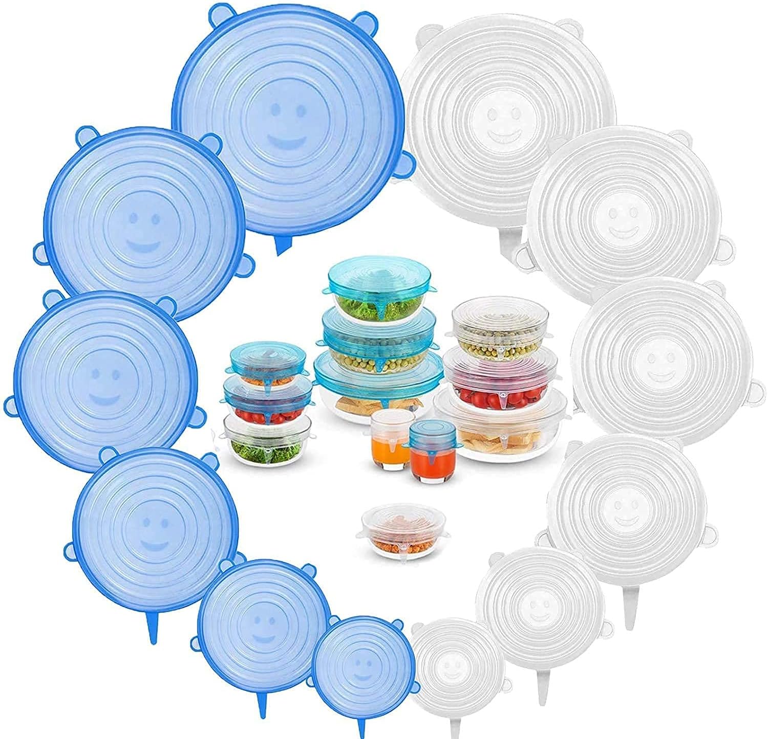 Silicone Stretch Lids (Set of 6)