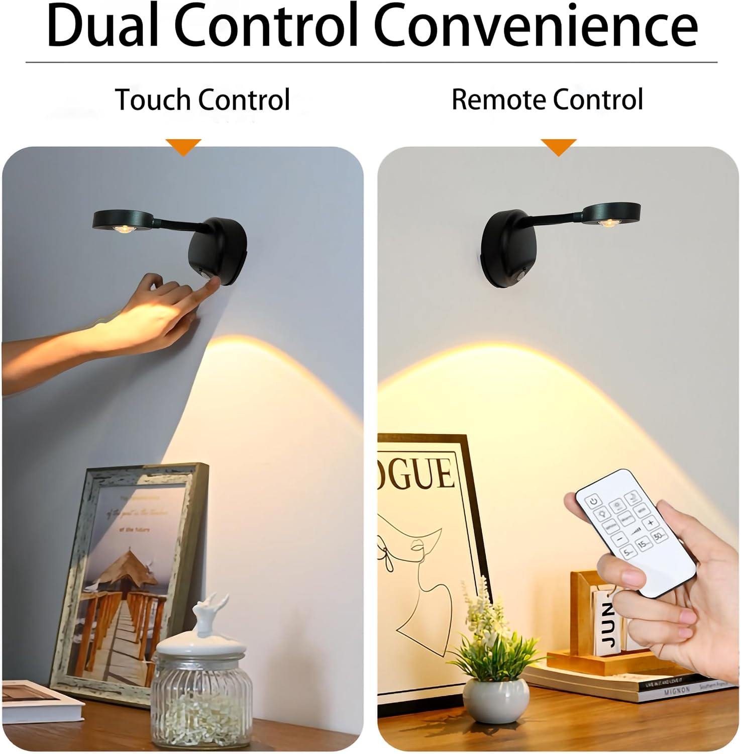 Motion Sensor Rechargeable Wall Light