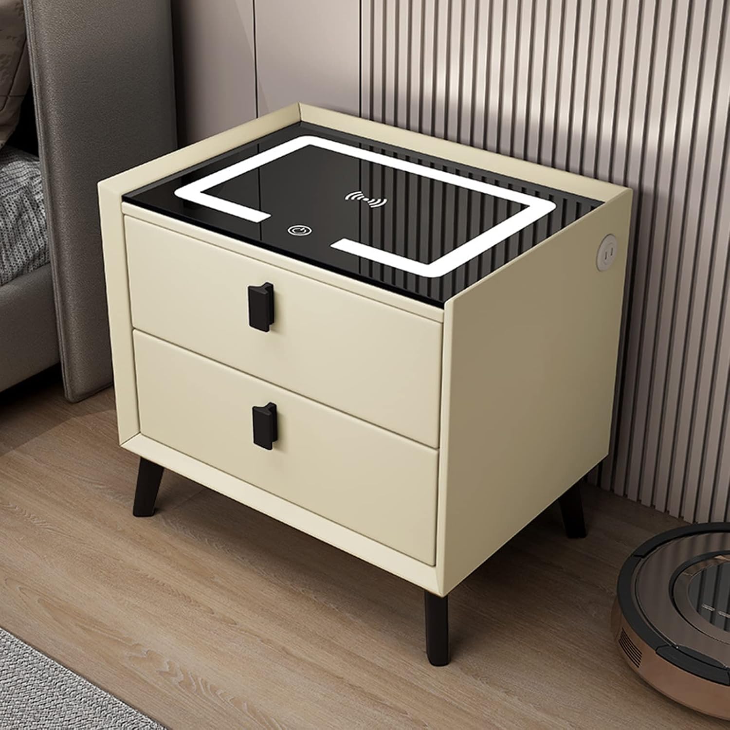 Smart Fingerprint Bedside Drawer