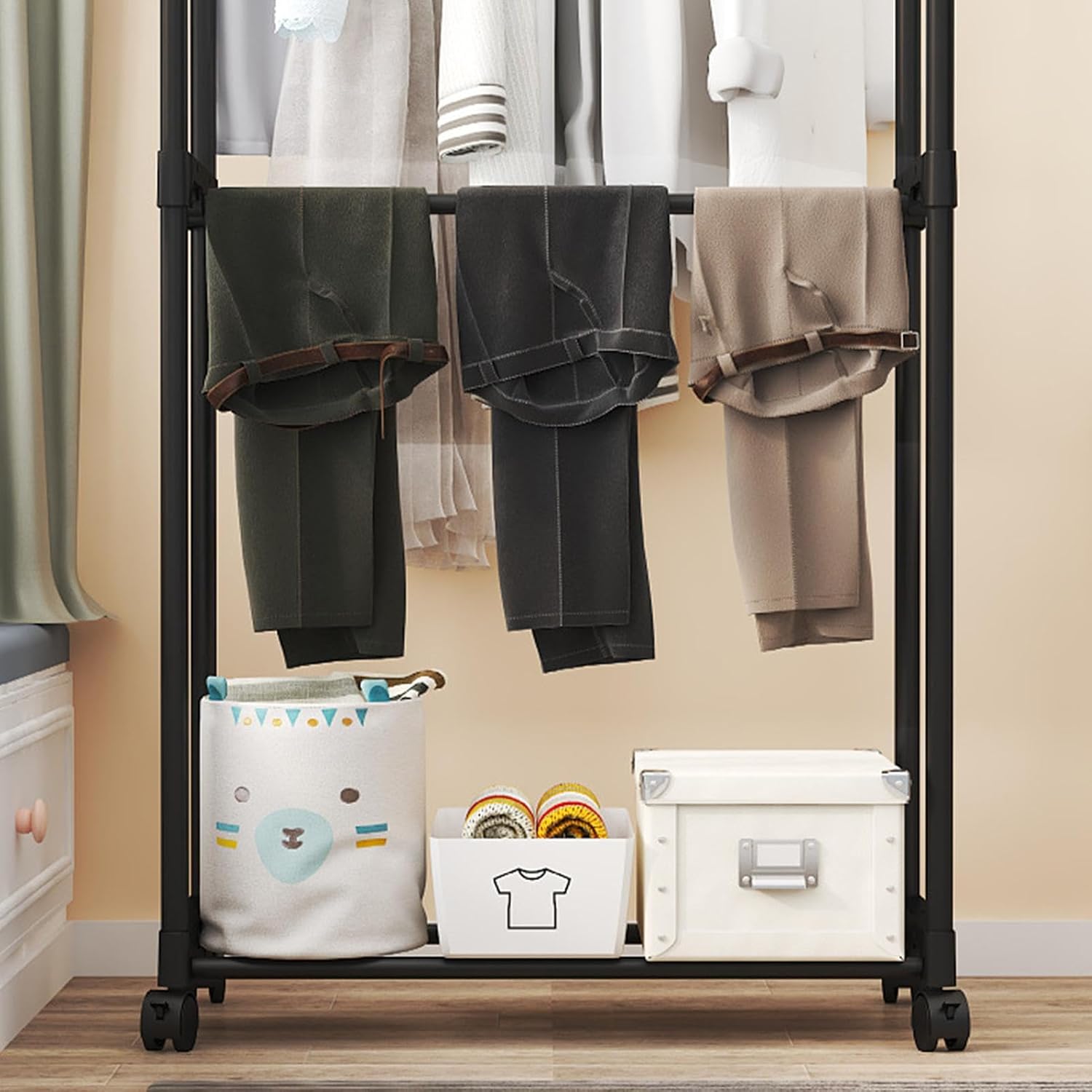 Double Garment Rack