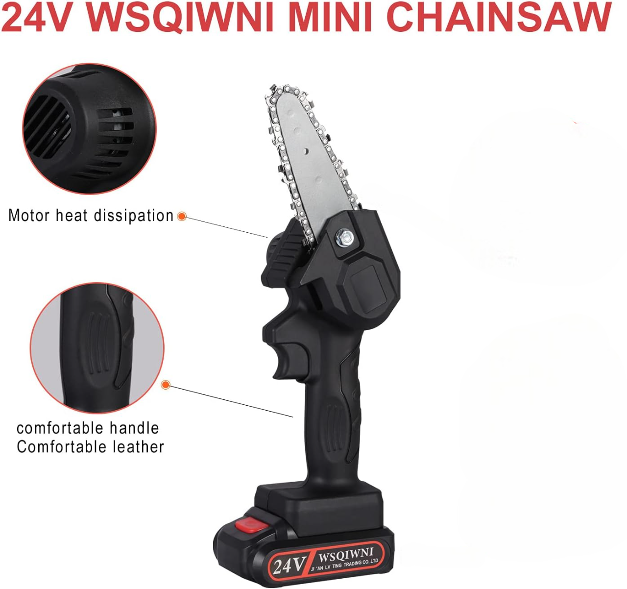 Mini Chainsaw With Battery