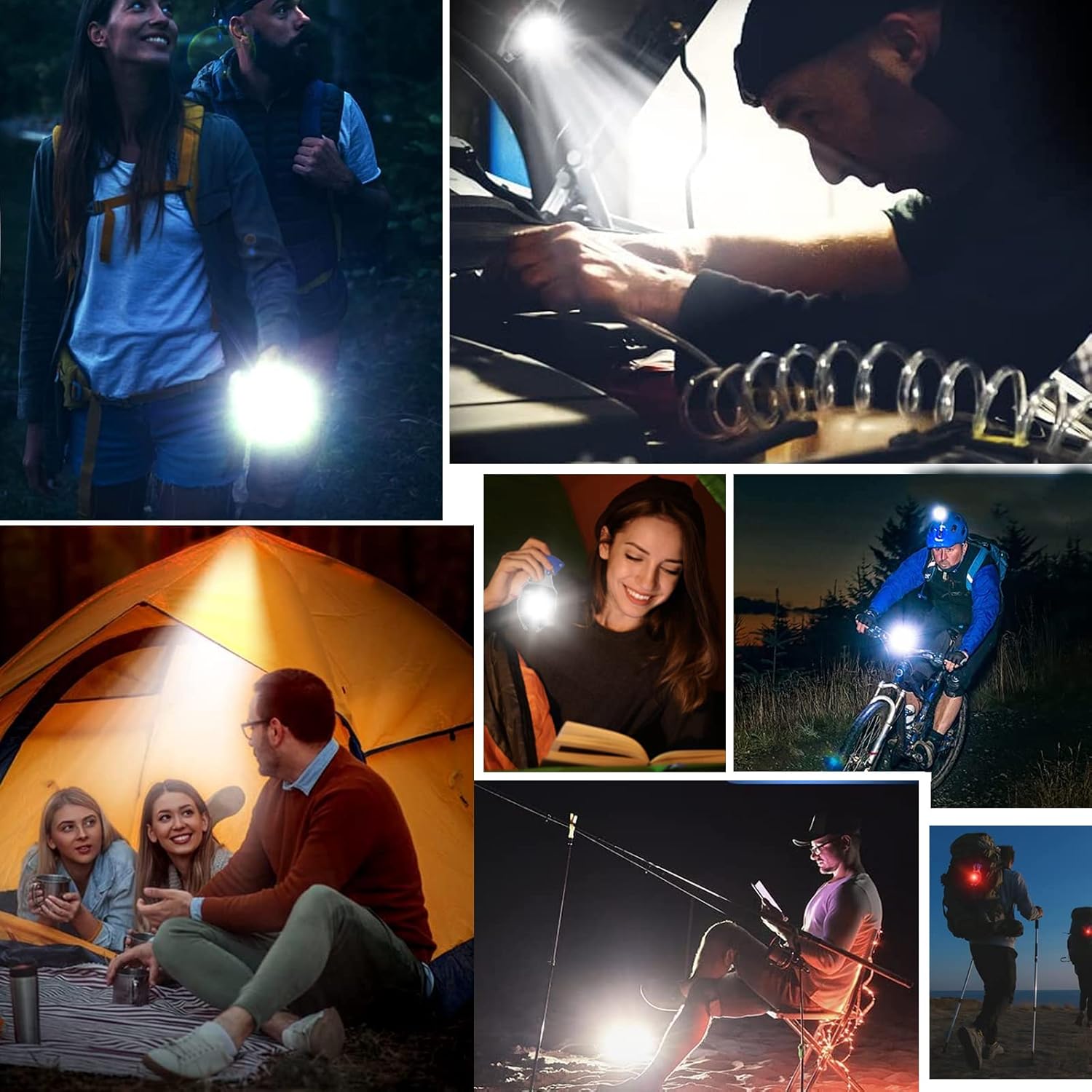 Multi Functional Keychain Portable Flashlight